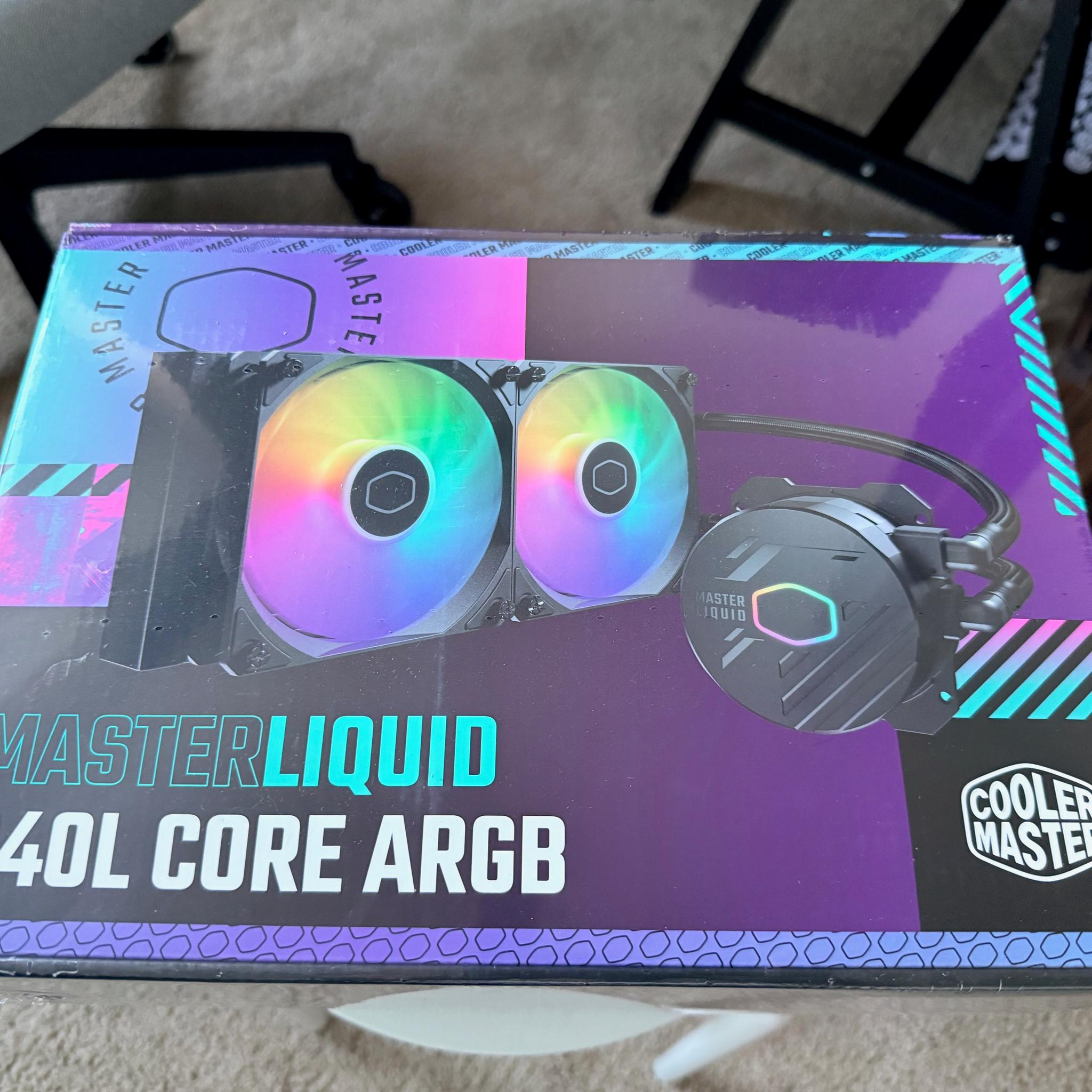 Cooler Master MasterLiquid 240L Core ARGB 240mm AIO - Brand New Sealed