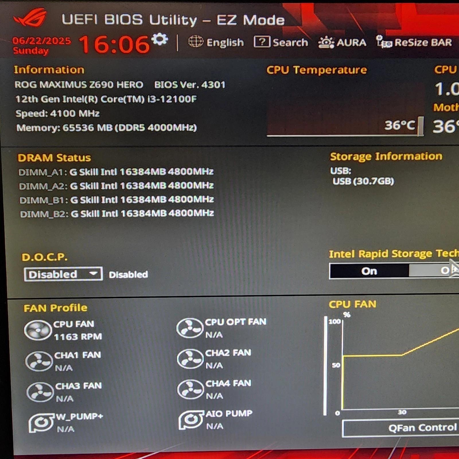 UPDATED BIOS ASUS ROG MAXIMUS Z690 HERO WIFI 6E DDR5 LGA1700 ATX MOTHERBOARD