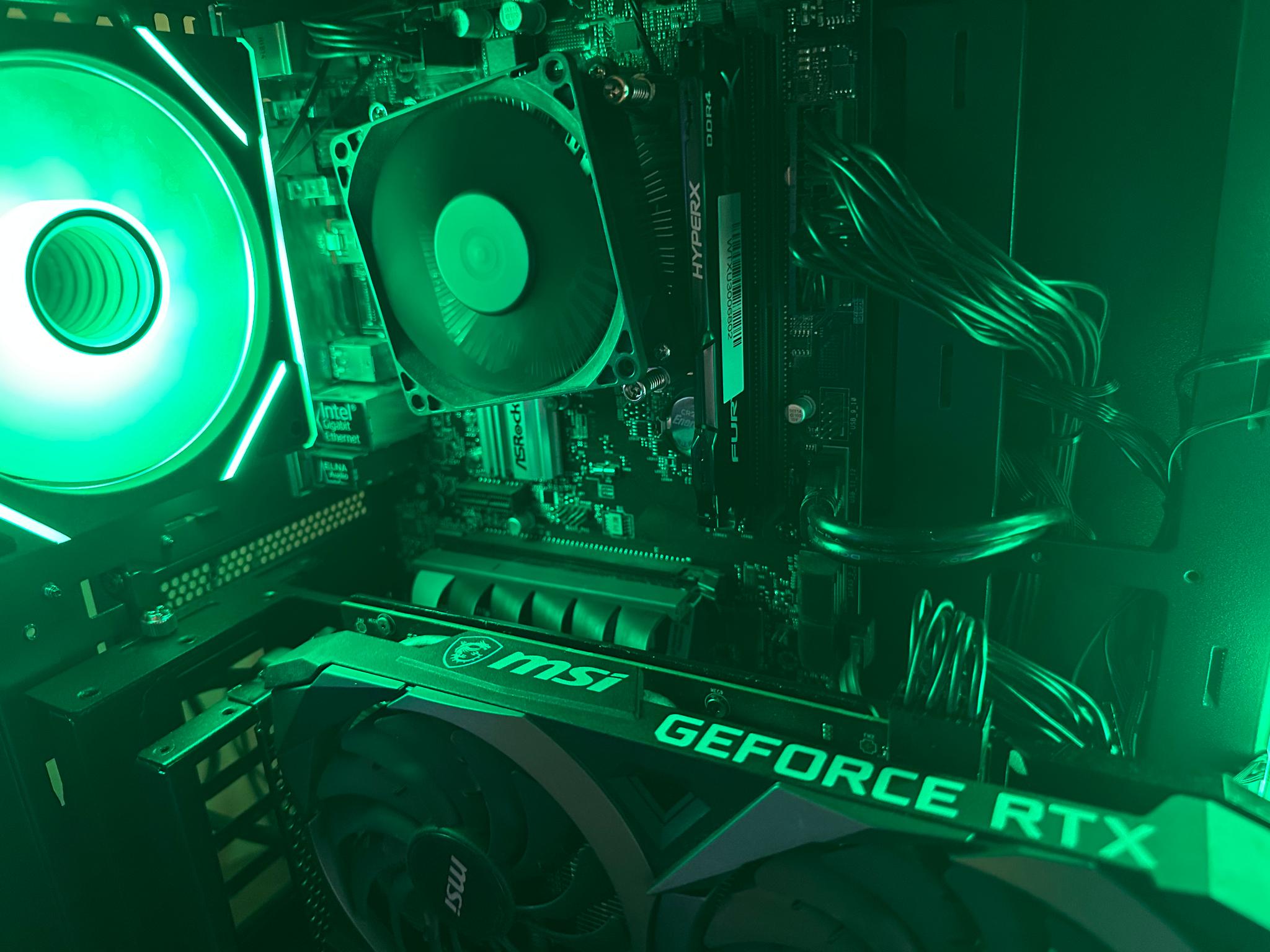 Custom gaming pc i5 9th gen 16gb ram rtx3050 8gb
