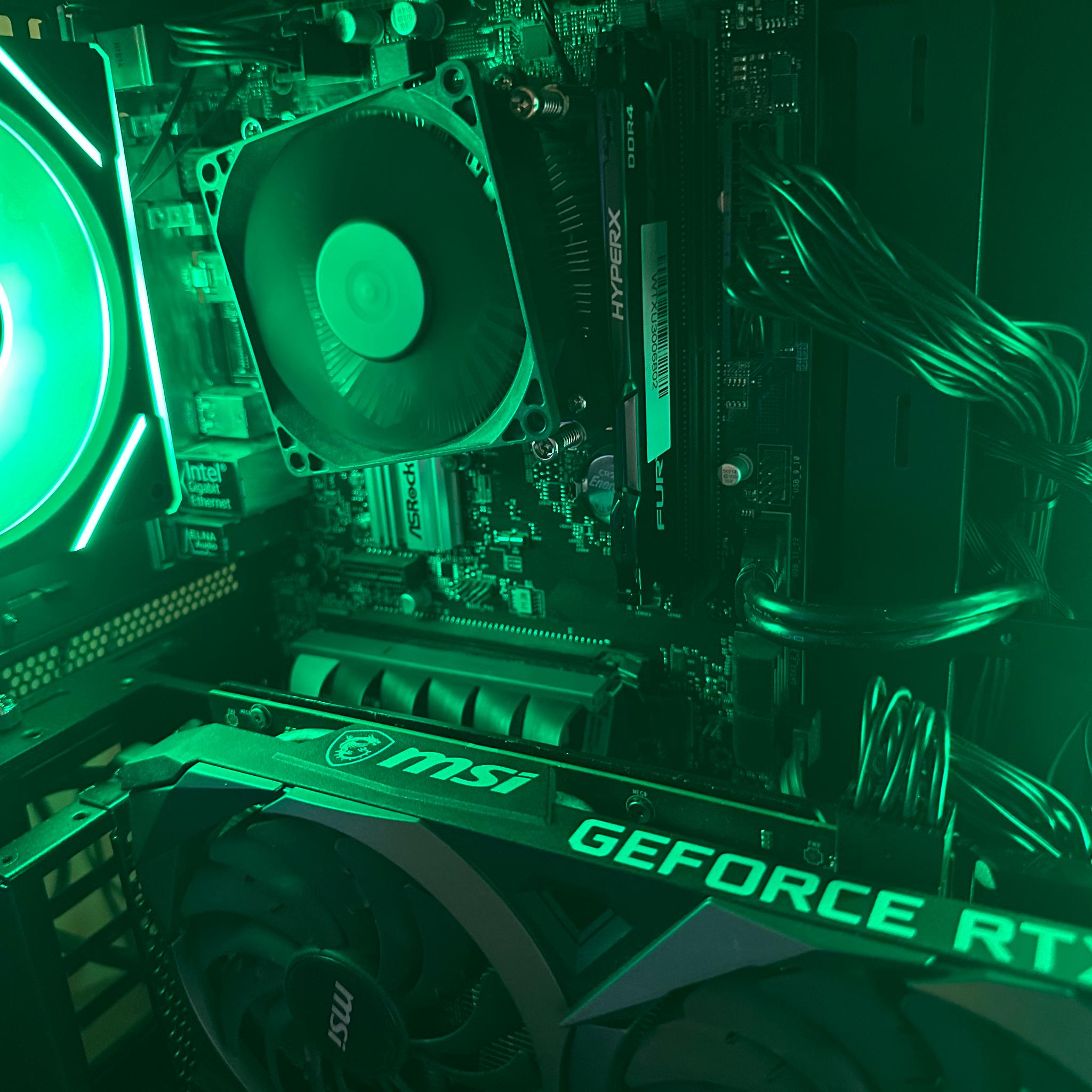 Custom gaming pc i5 9th gen 16gb ram rtx3050 8gb