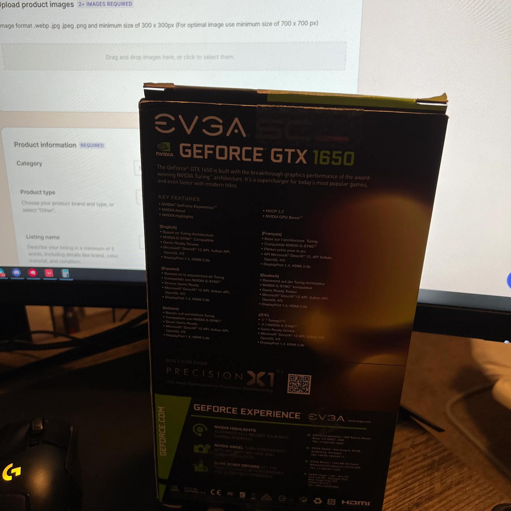Open Box - EVGA GTX 1650 SC ULTRA