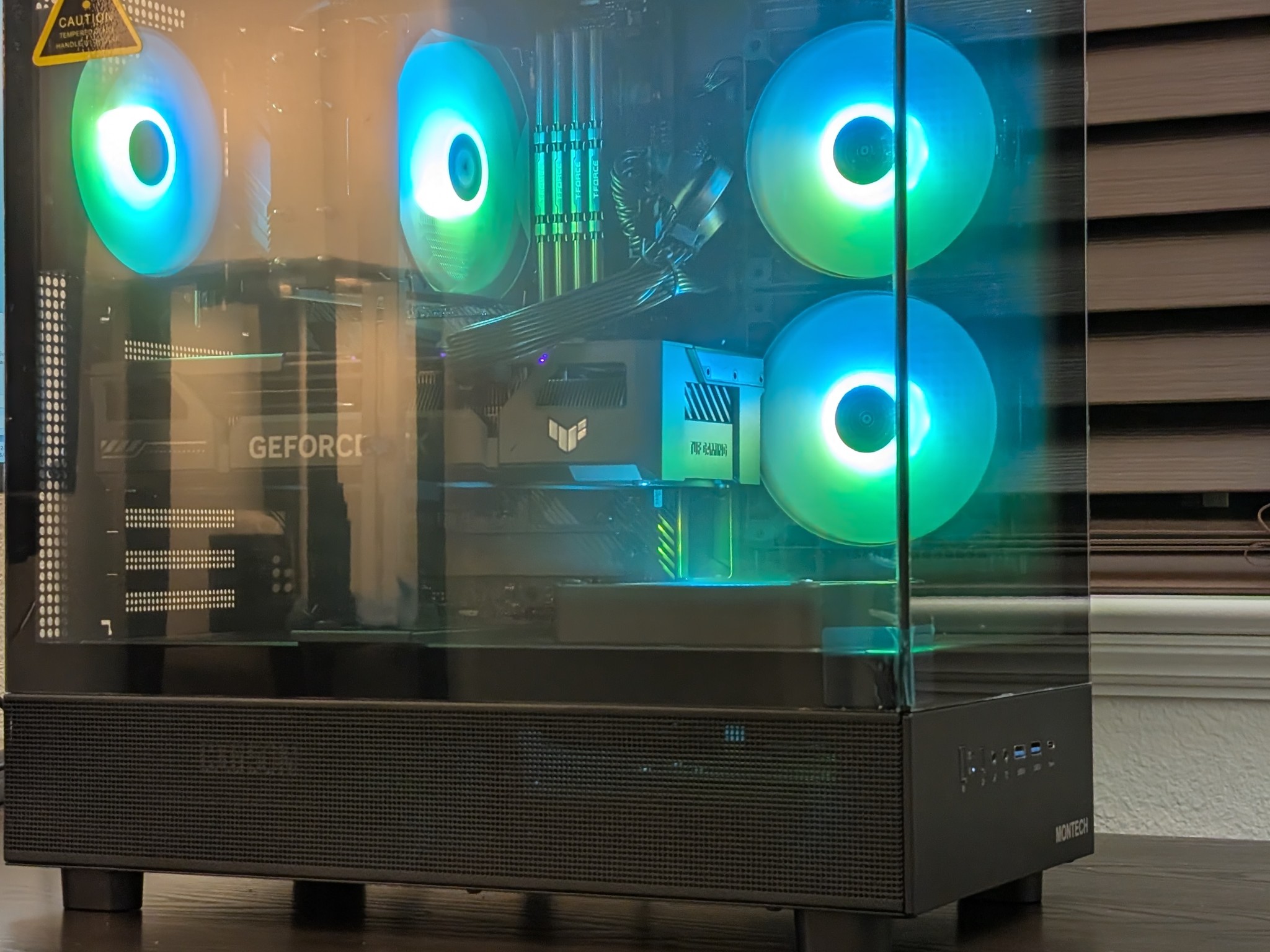 MONTECH| AMD Ryzen 5600XT|ASUS TUF RTX 5060 8GB| 32GB DDR4 RAM| 1TB NVMe| WIFI 6| WINDOW 11| GAMING