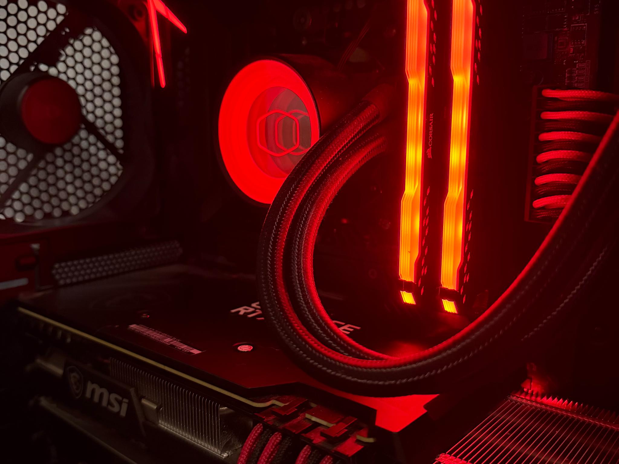 🔴"Infernal Onyx"⚫️| 1440p Gaming | Ryzen 5 5600X | RTX 3070 | 16G Ram | 1TB Storage | Free Shipping