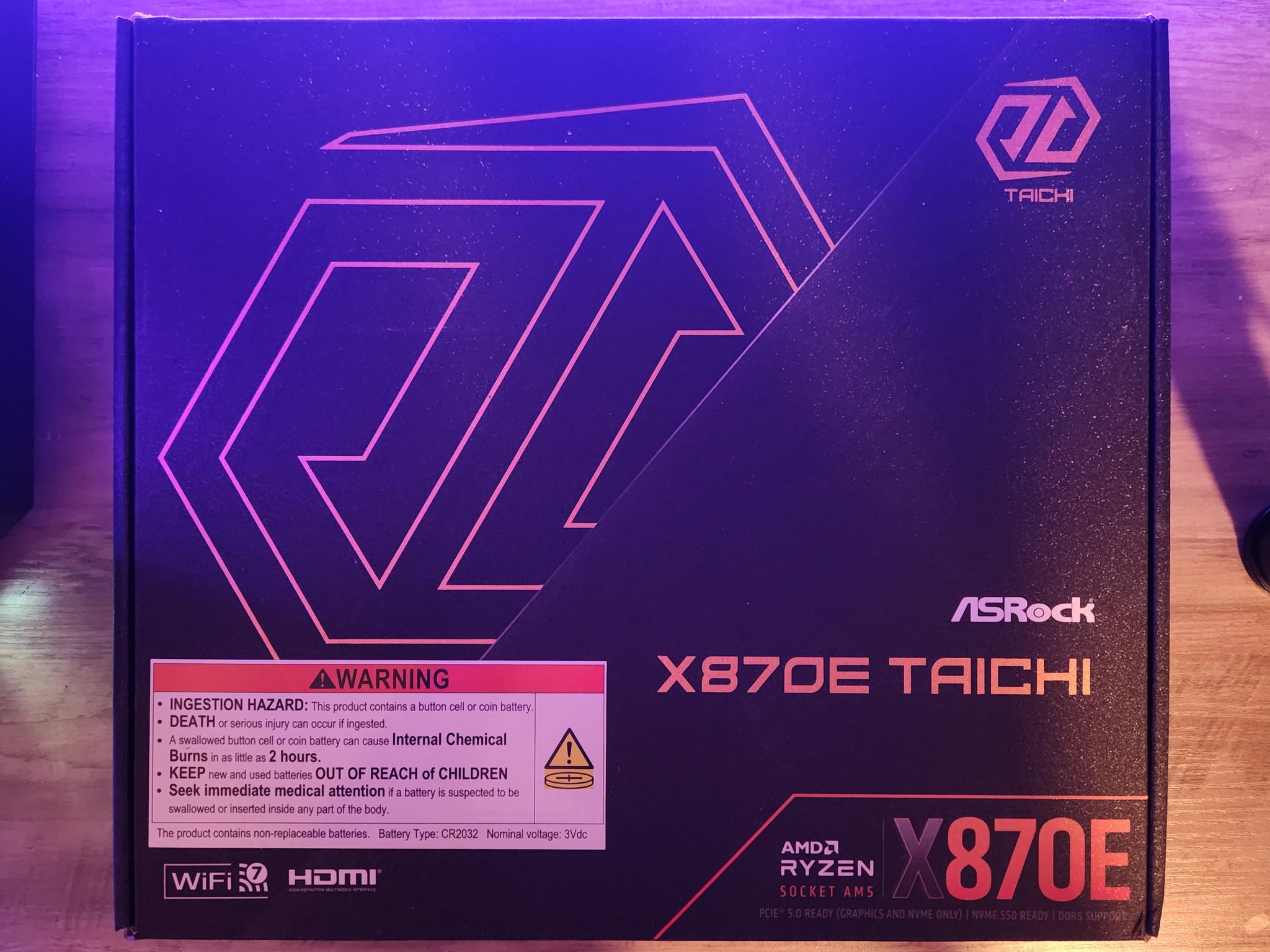 ASRock X870E Taichi AMD AM5 ATX Motherboard