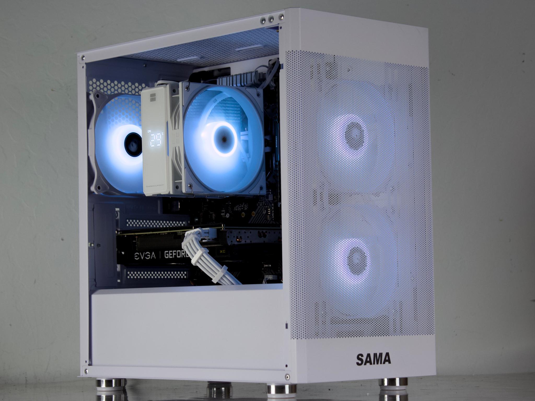 🤍🩵 RTX 3060/ Ryzen 5500 / 16GB / 1TB Gaming PC 🩵🤍- ARGB, WiFi, BlueTooth
