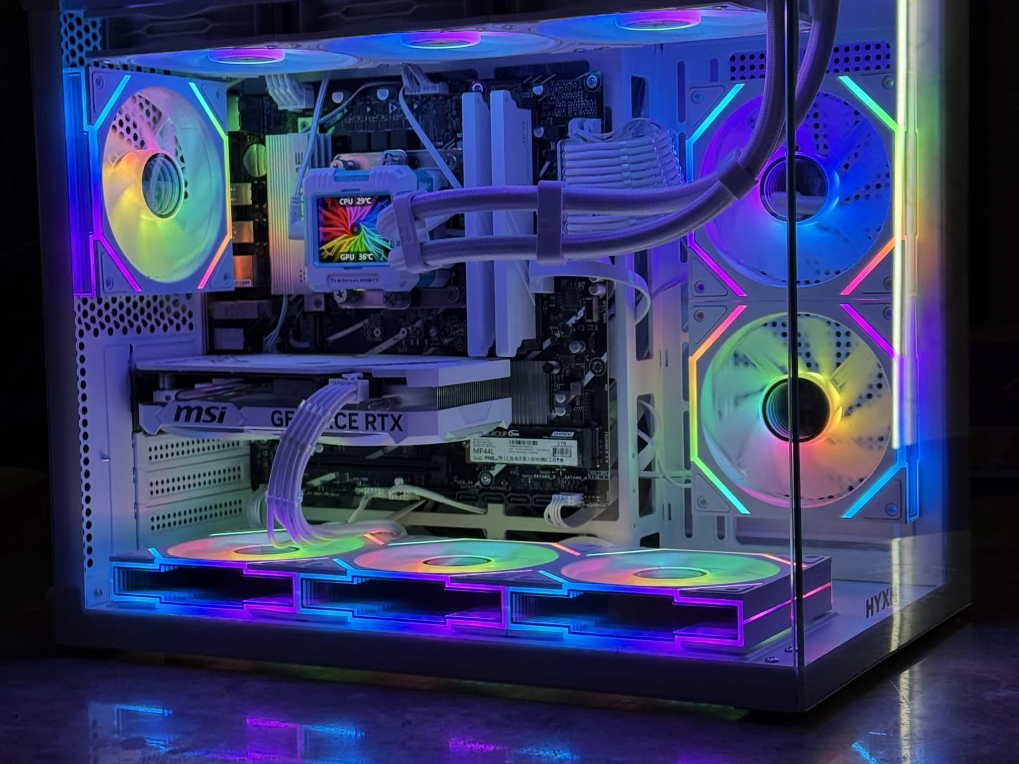 ❄️ Clean White RTX 4060 Build ❄️ i7-13700KF • DDR5 • 1TB NVMe • AIO Cooled