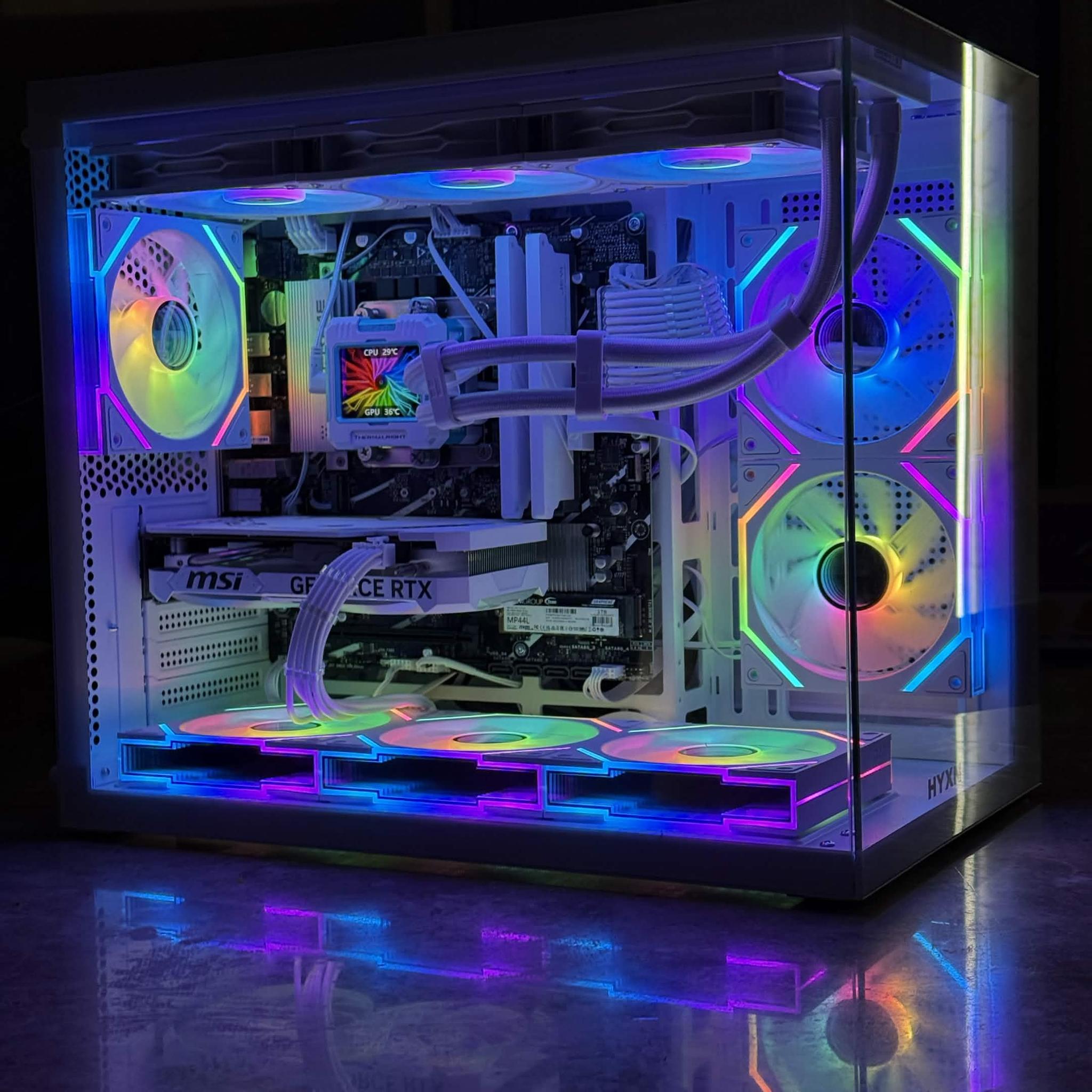 ❄️ Clean White RTX 4060 Build ❄️ i7-13700KF • DDR5 • 1TB NVMe • AIO Cooled