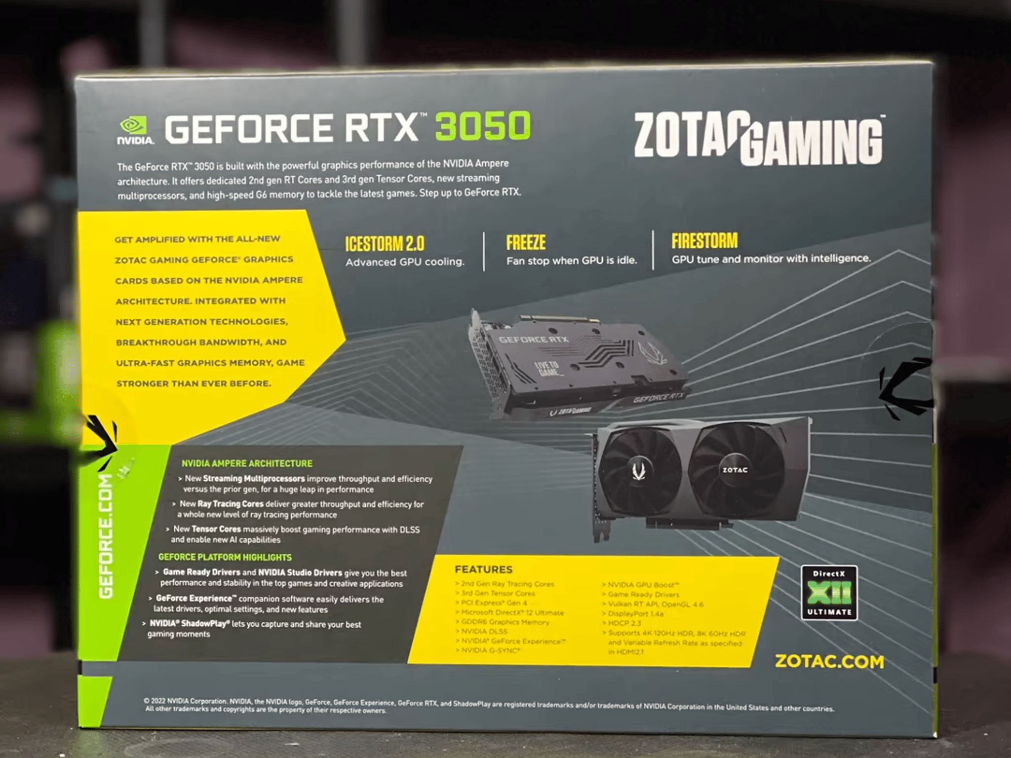 BNIB ZOTAC RTX 3050 Twin Edge OC