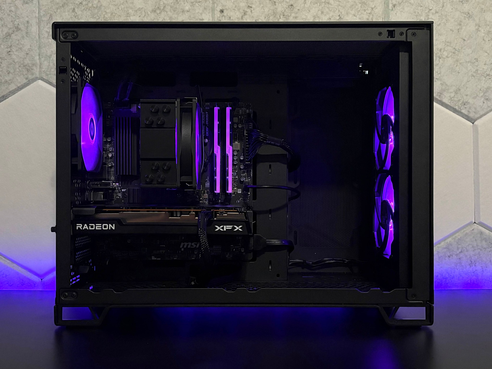💜🖤 RX 7600 | Ryzen 5 3600 🖤💜| 16GB DDR4 | 1TB NVME | WIFI 5 | 1080p Budget Gaming PC