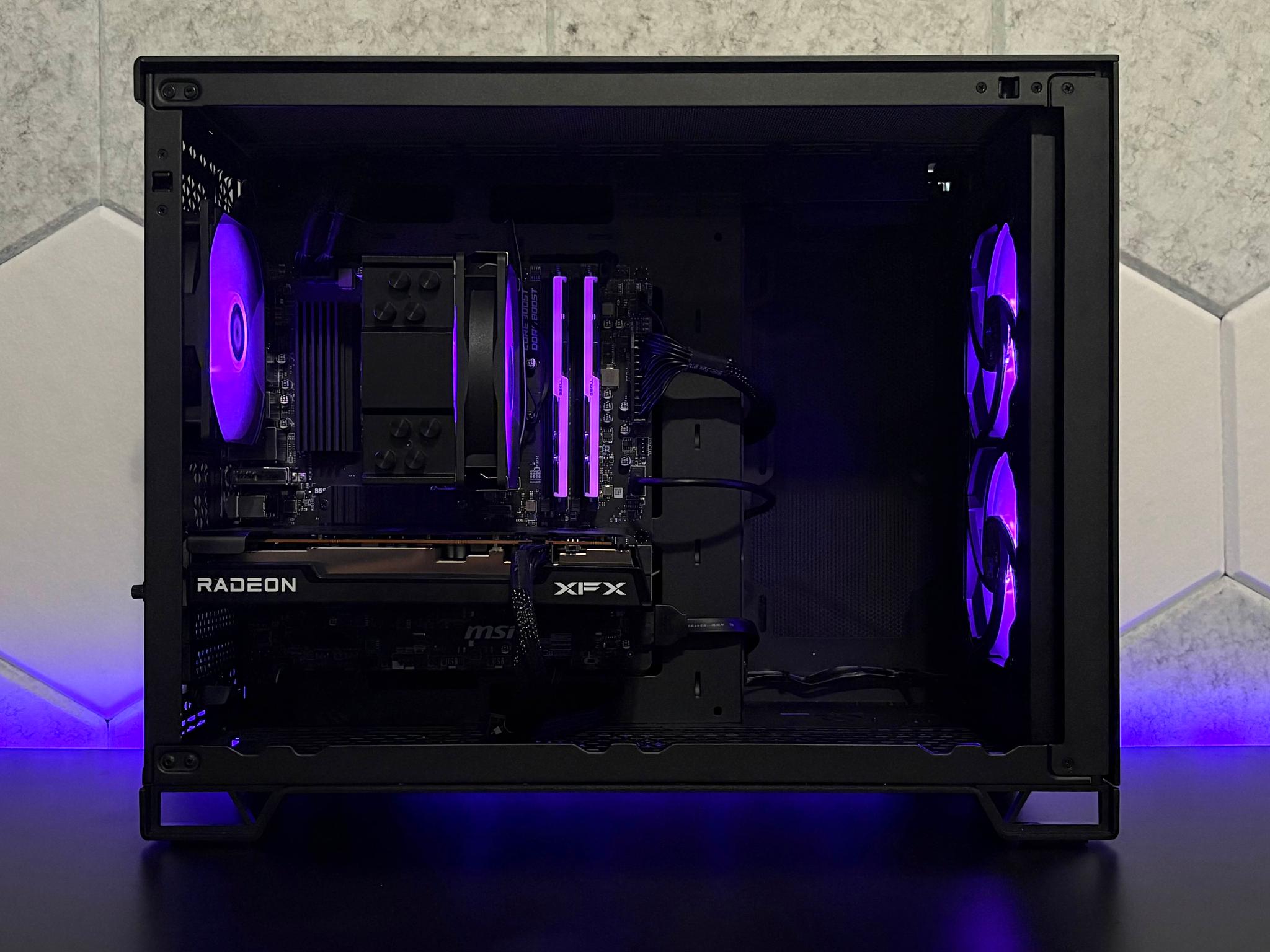 💜🖤 RX 7600 | Ryzen 5 3600 🖤💜| 16GB DDR4 | 1TB NVME | WIFI 5 | 1080p Budget Gaming PC