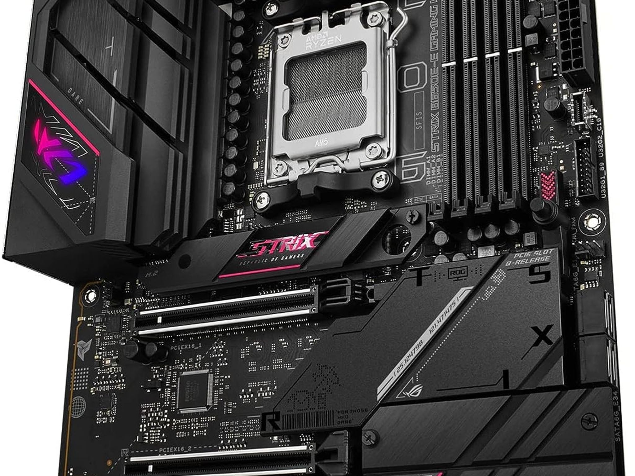 ASUS ROG STRIX B650E-E GAMING WIFI AMD AM5 B650 ATX M.2 Desktop Motherboard A