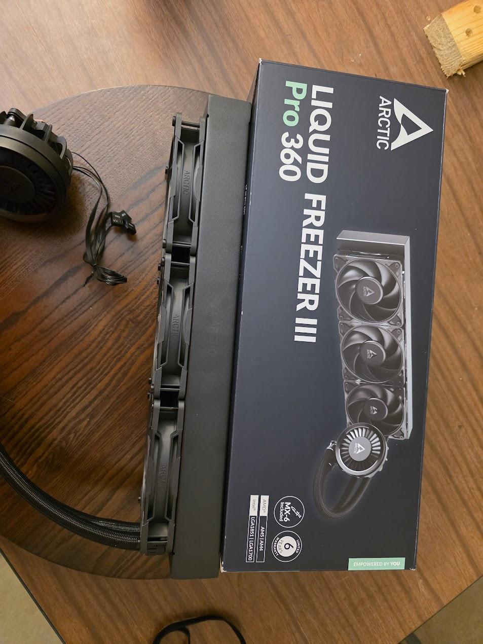 Arctic Cooling Liquid Freezer III PRO 360mm All in One Liquid CPU Cooling Kit - Black