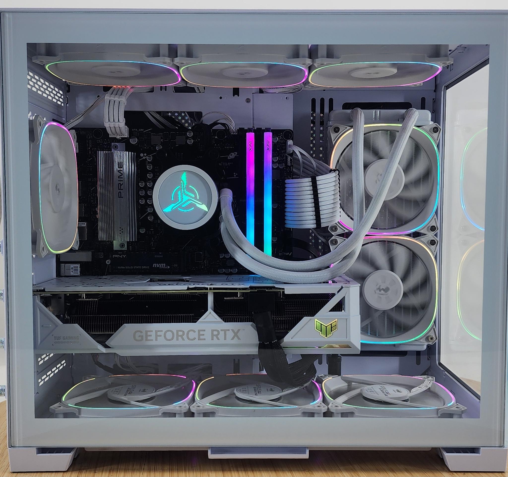 Gaming PC Ryzen 7 7700 32GB RAM 2TB SSD RTX 4070 Ti SUPER 16GB Win11 Computer