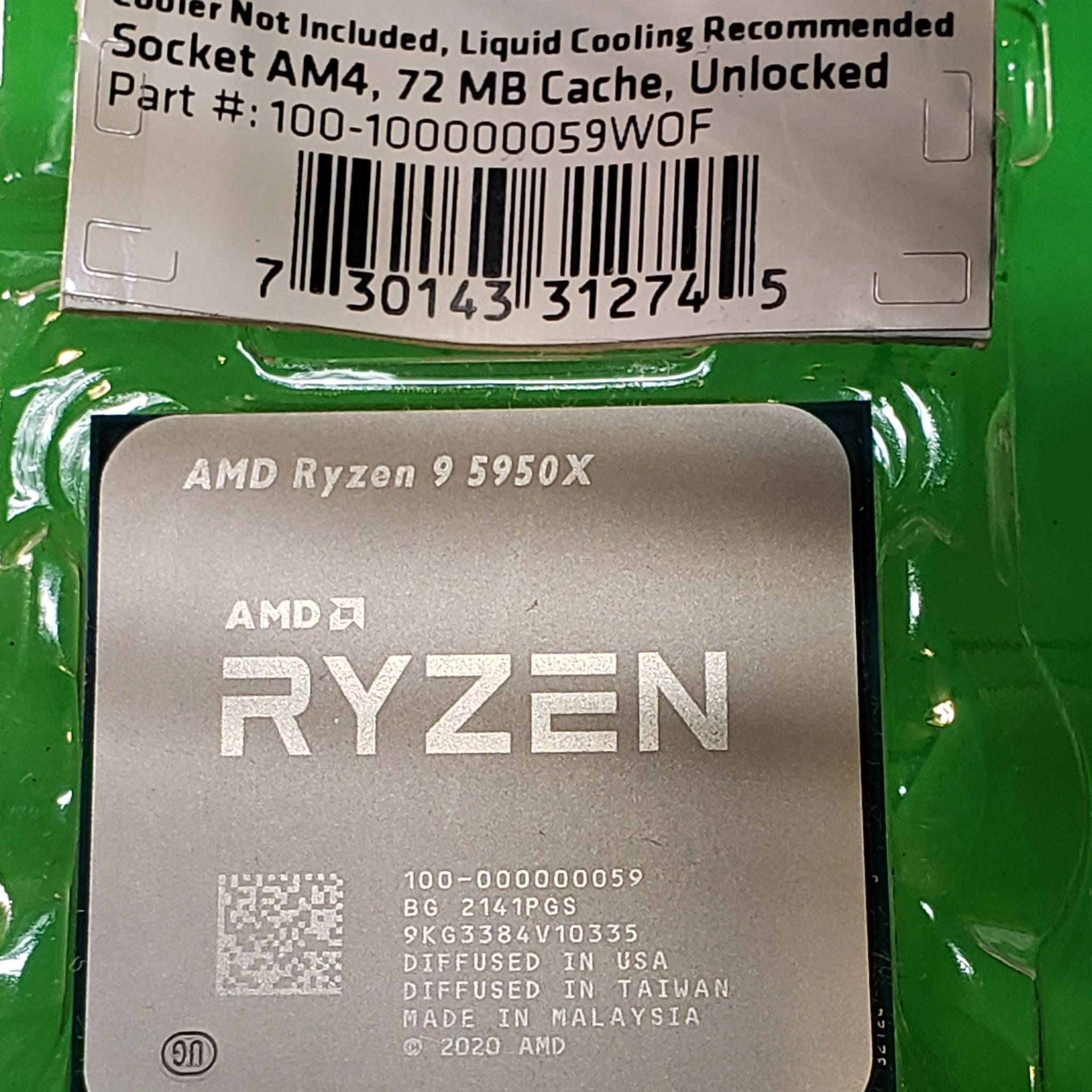 Used Ryzen 5950X - Free Shipping