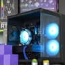 🔵⚫️| RX 580 8GB | INTEL XEON E5 2670 V3 | 16GB DDR4 RAM | 1TB NVME SSD | Midnight Ocean |