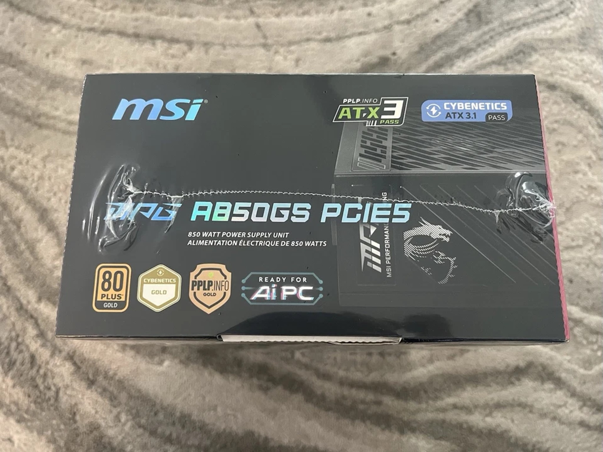 MSI Vanguard Launch Edition 5070Ti AND MSI 850 Watt PSU!!!