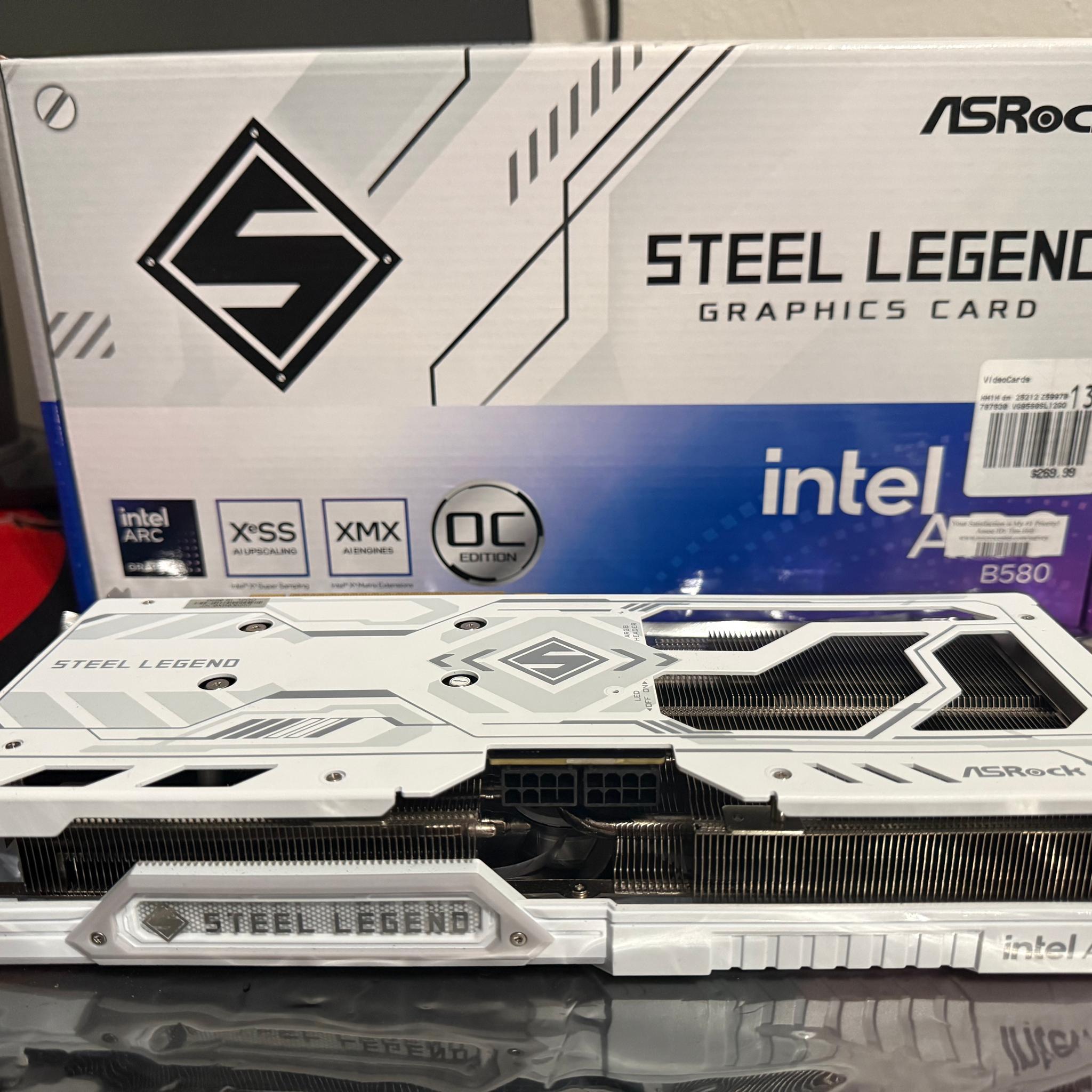 Intel Arc B580 ASRock Steel Legend 12GB VRAM