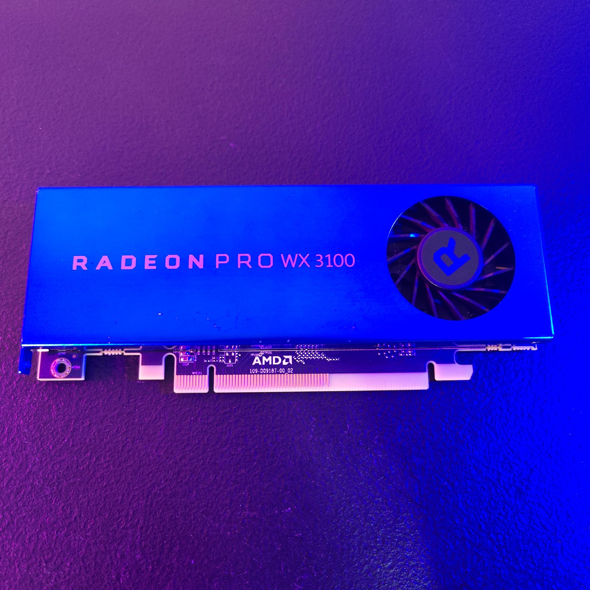 AMD RADEON PRO WX 3100 4GB GDDR5 Low Profile GPU Graphics Card