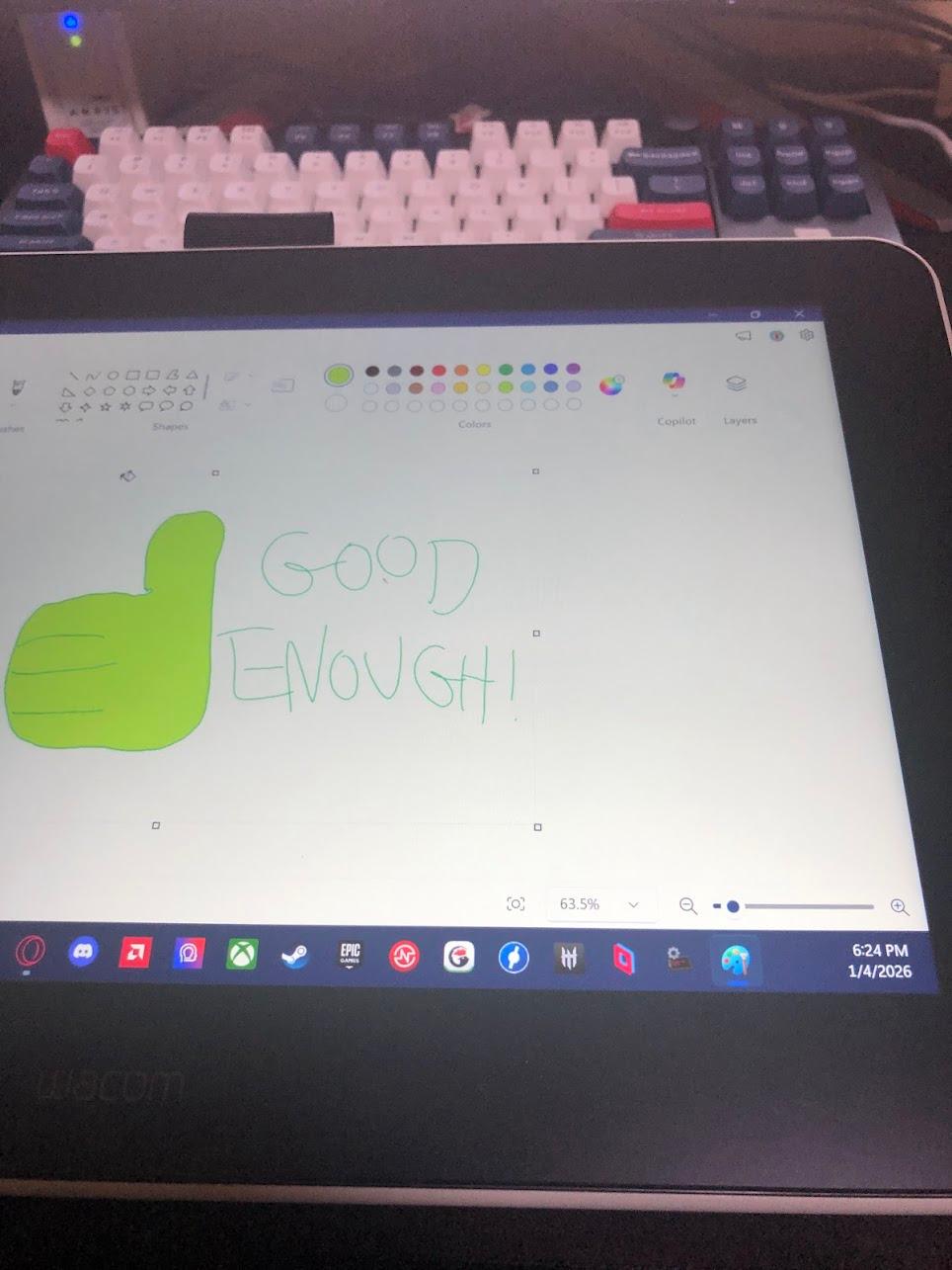 Wacom One Drawing Tablet 13 Inches (2020, 1st Generation)