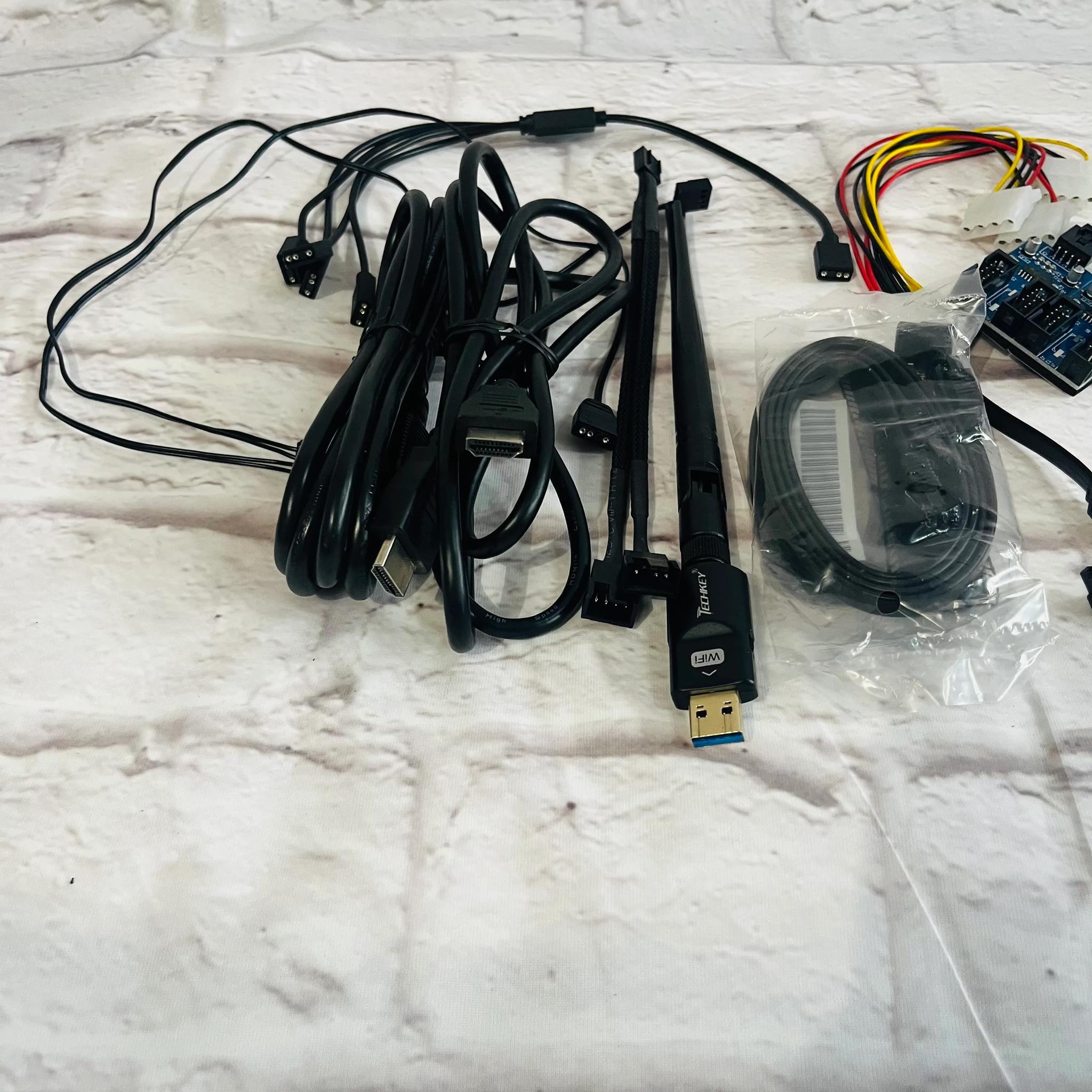 (SEE PICS) Random PC Cables and Accessories/1 WIFI Adaptor