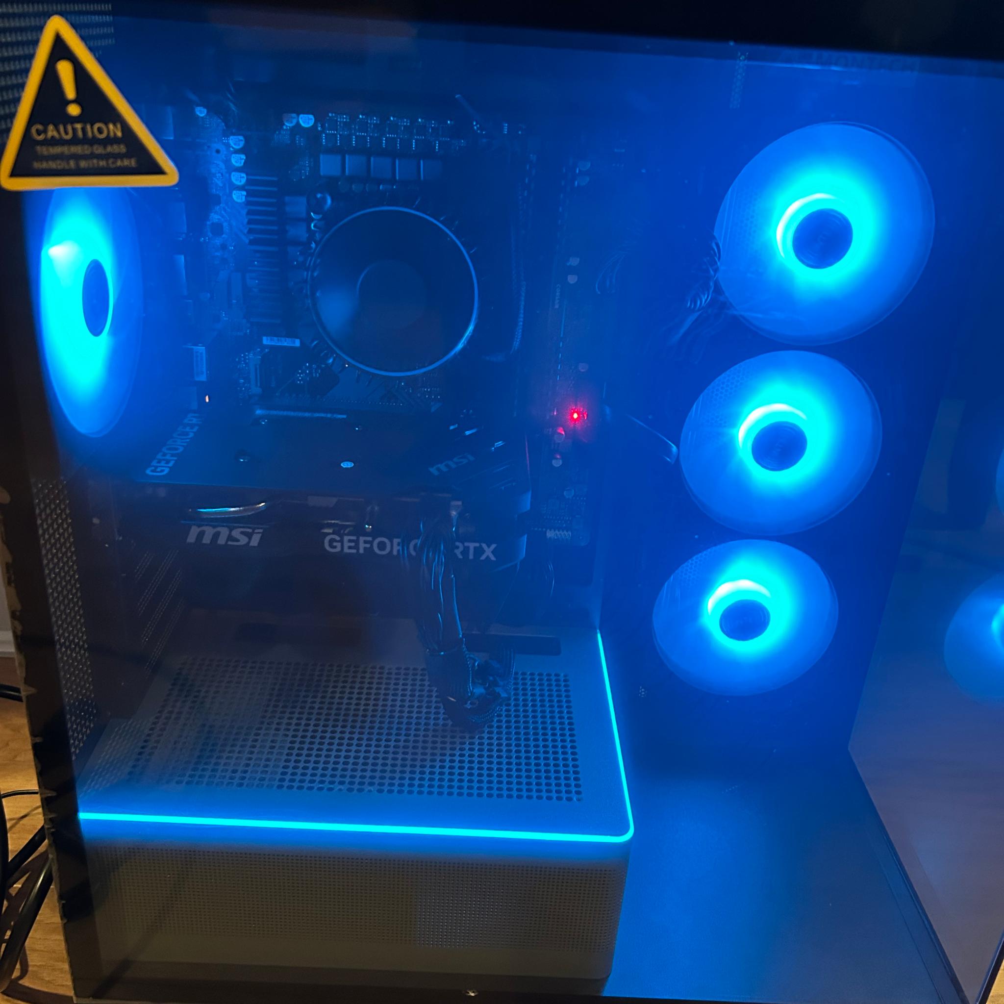 Fresh built i7-12700F,4060, 1TB ssd nvme, 850x psu, B760M mobo