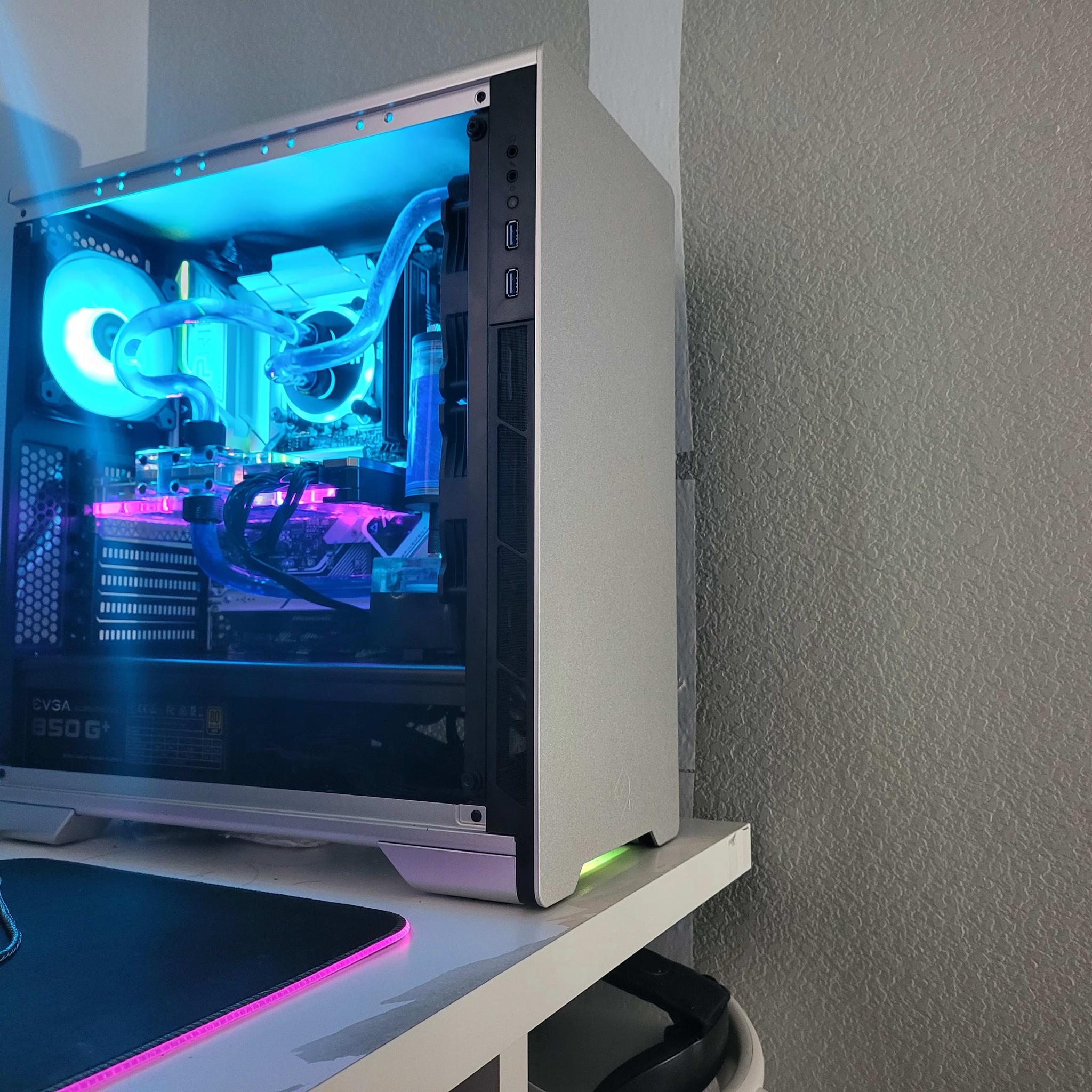 RTX 3090 Custom Loop Water Cooled Gaming Pc Computer 