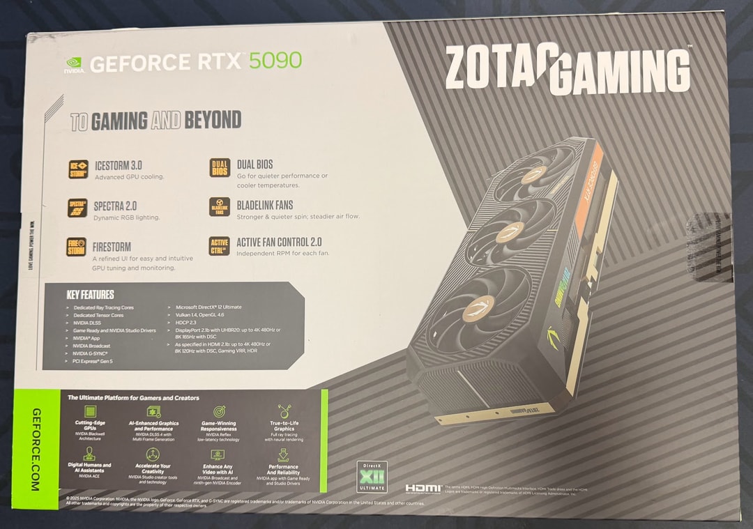 ZOTAC GAMING GeForce RTX 5090 SOLID | Jawa