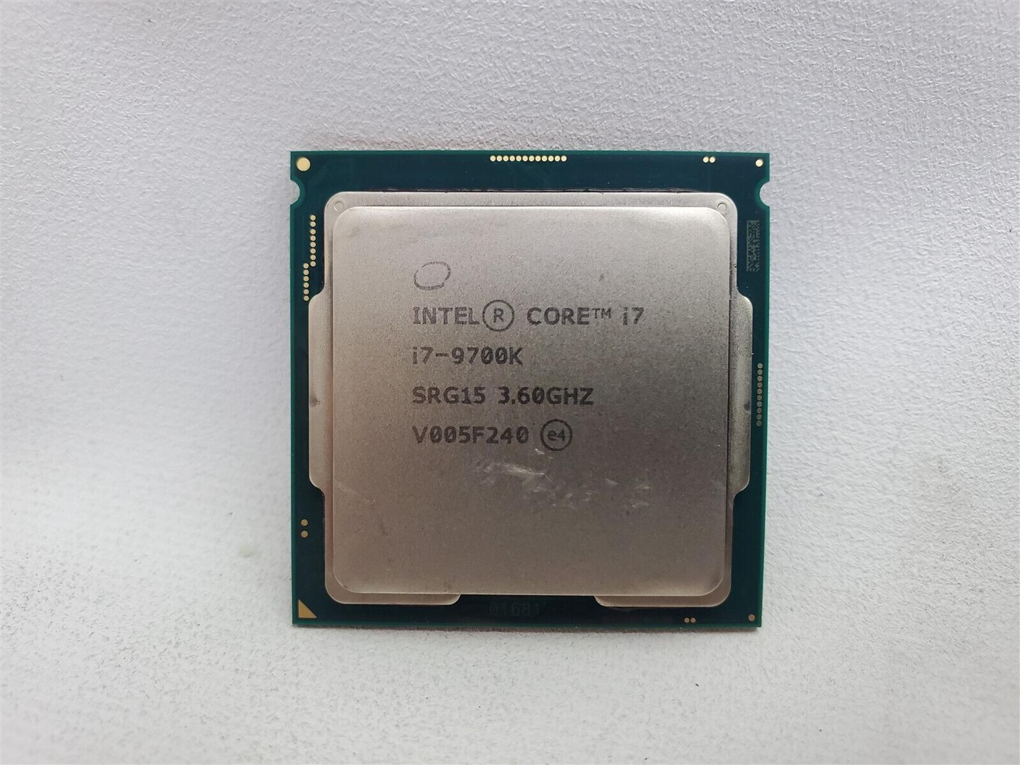 Intel Core i7-9700K CPU | 8 Cores up to 4.90GHz Unlocked | LGA1151 SRELT | Free Ship