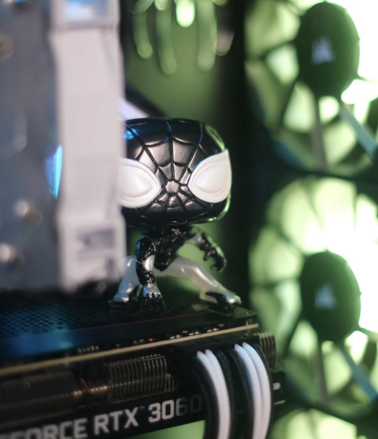 WONDERFUL Black and White spider-Man RGB Gaming PC