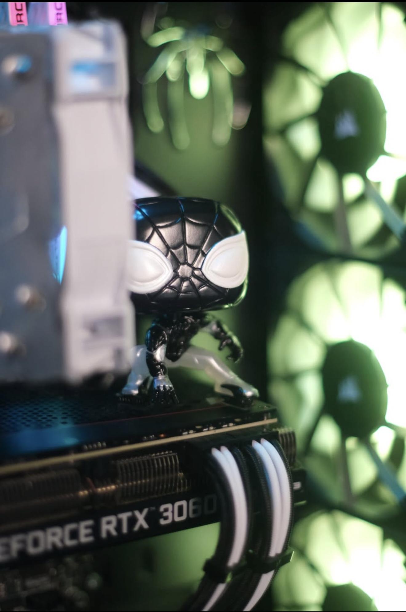 WONDERFUL Black and White spider-Man RGB Gaming PC