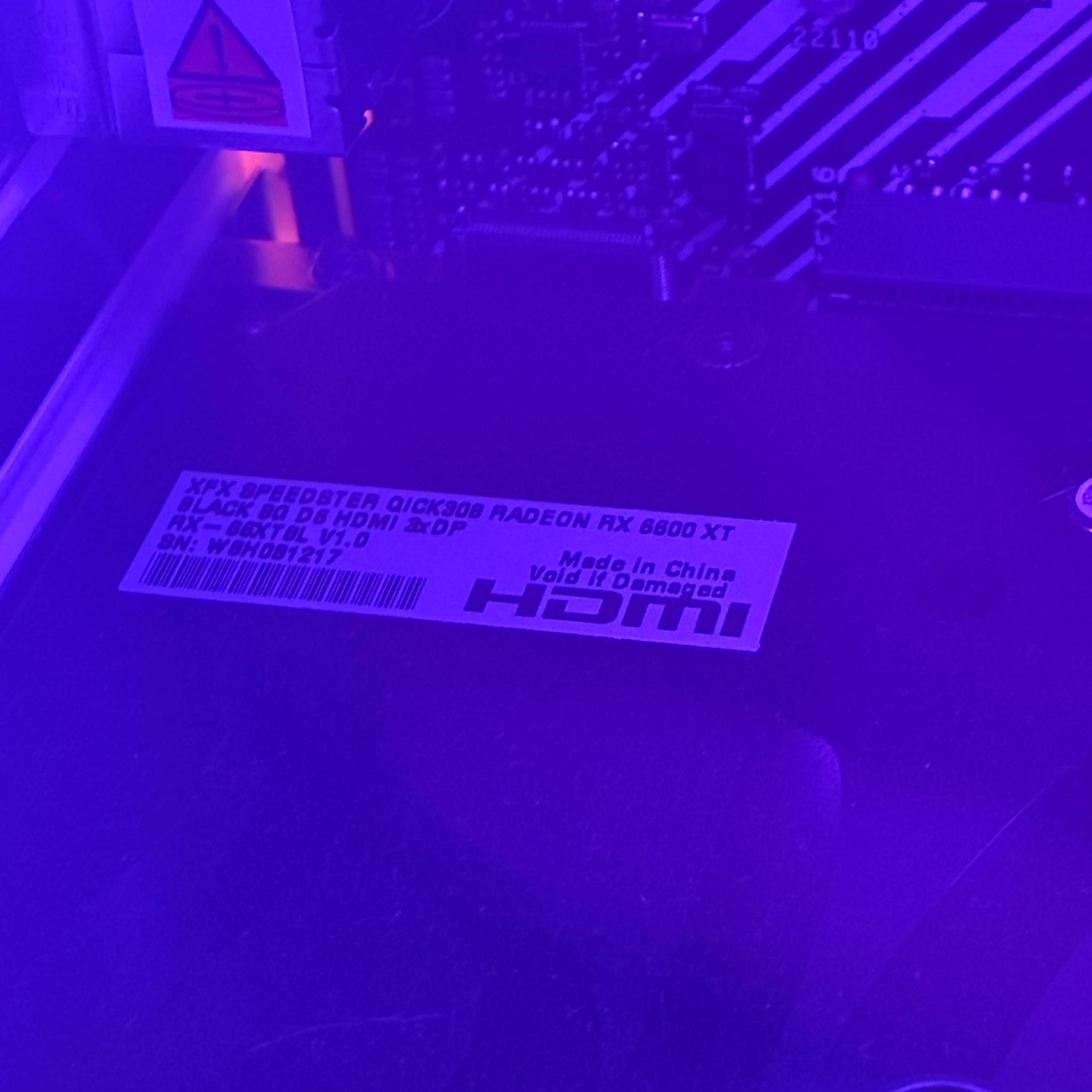 XFX Speedster QICK 308 Black Radeon RX 6600 XT