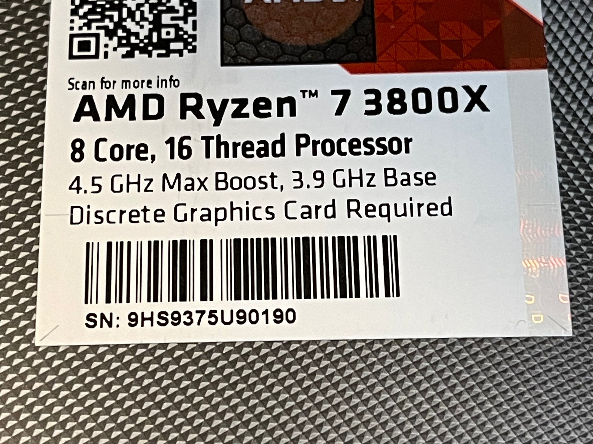 Ryzen 3800X with Prism Cooler