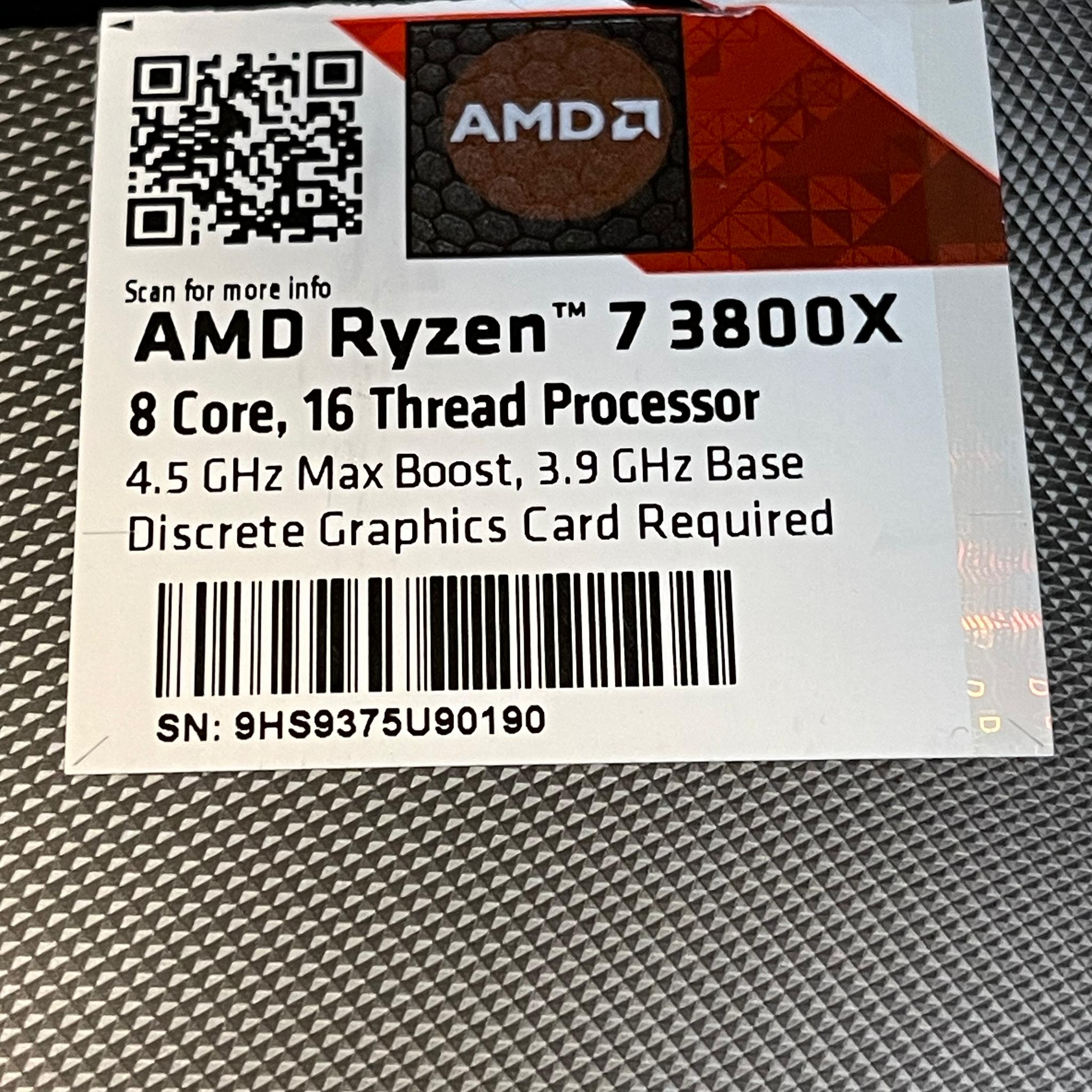 Ryzen 3800X with Prism Cooler