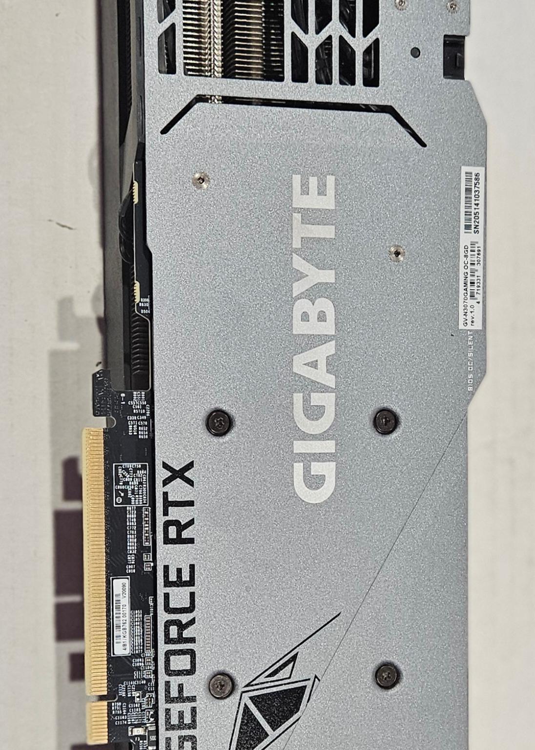 GIGABYTE GAMING OC Rev 2.0 GeForce RTX 3070 LHR - Image 3