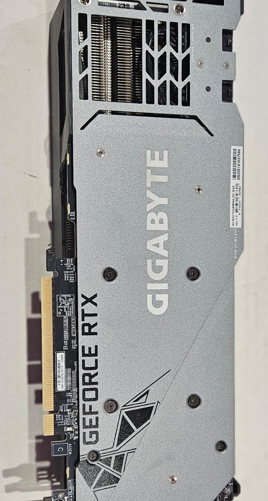 GIGABYTE GAMING OC Rev 2.0 GeForce RTX 3070