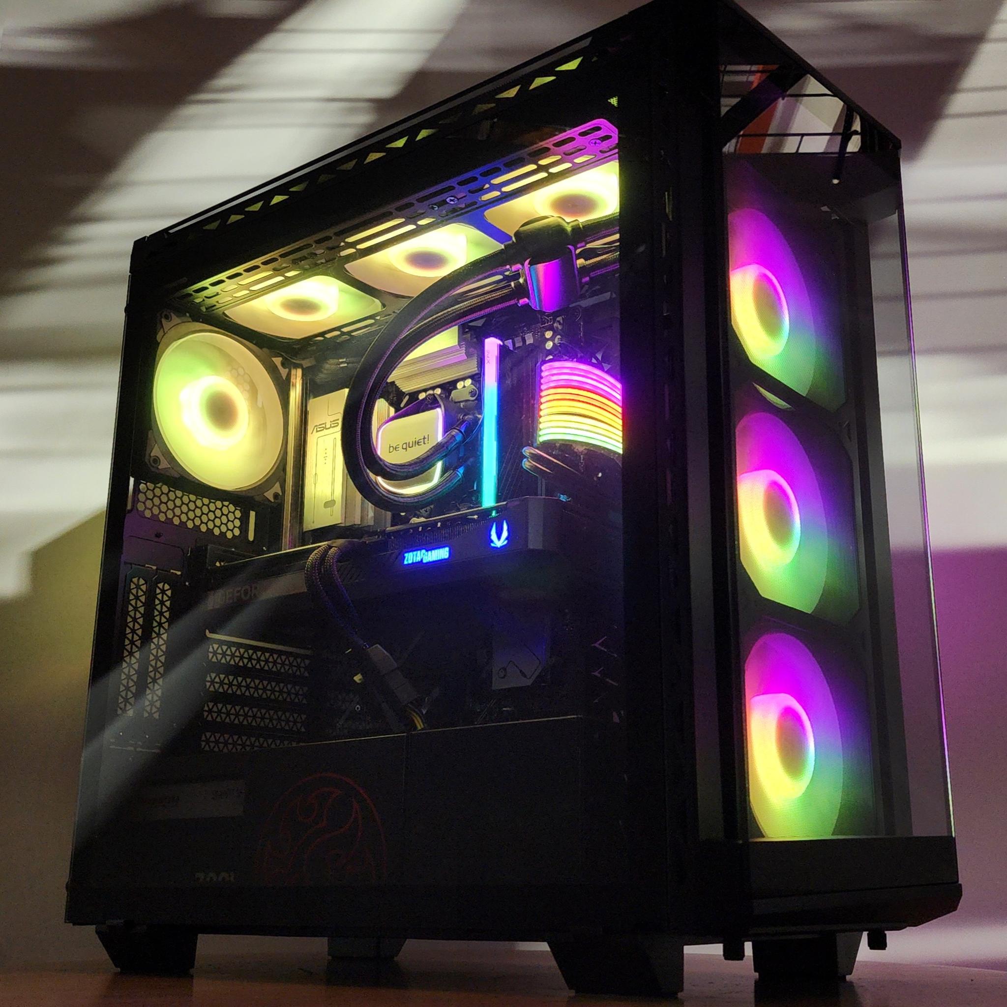 Gaming PC Ryzen 7 7700X 16GB RAM 1TB SSD RTX 5070 12GB Windows 11 Computer