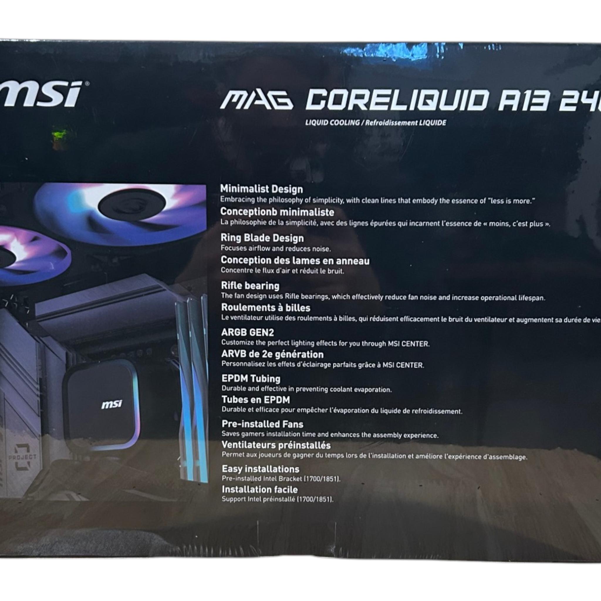 Ryzen 5 7600X - MSI MAG Coreliquid A13 240MM (CPU + Cooler Bundle)