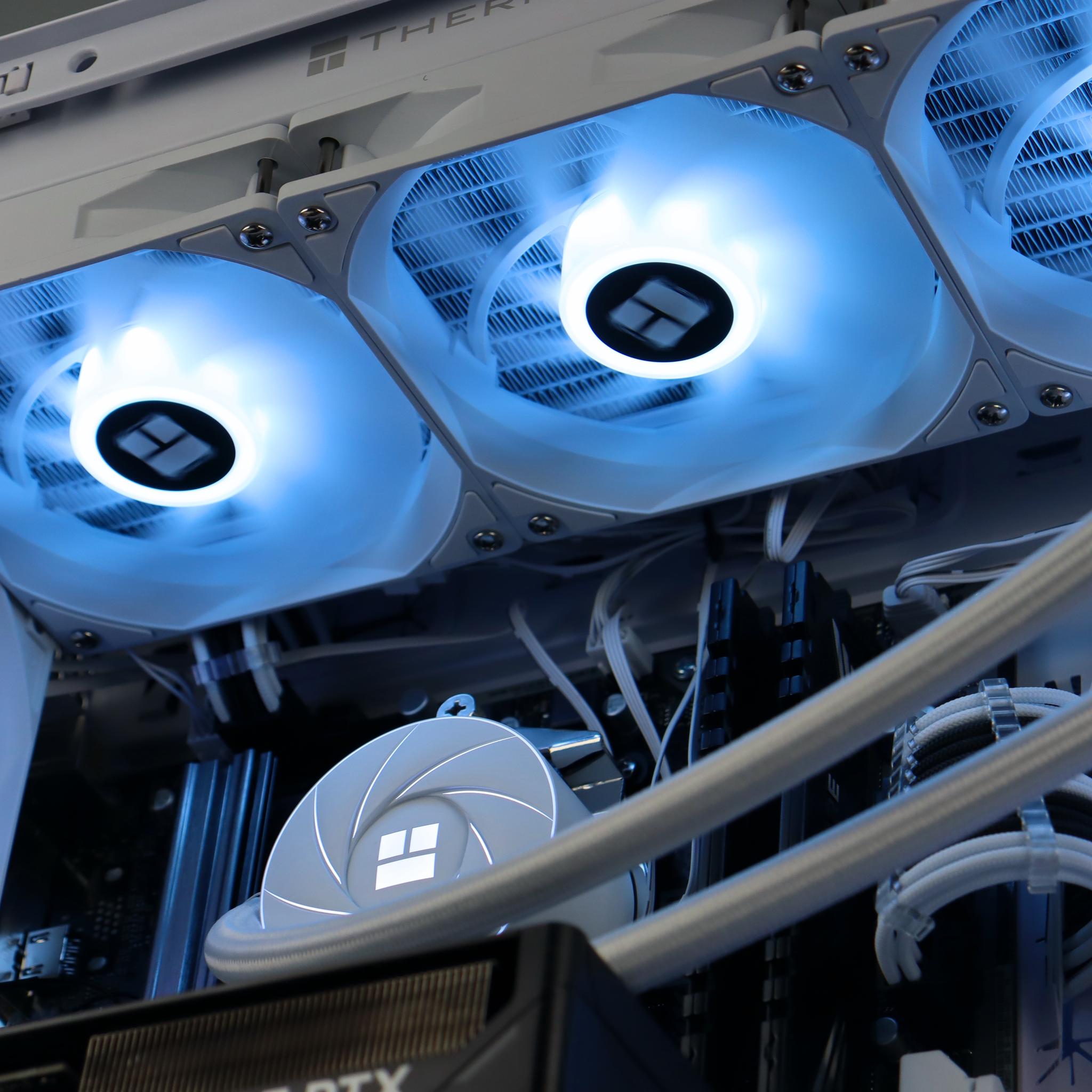 🧊❄️🧊 White Gaming PC – RTX 5060 TI, Ryzen 7 5800XT, 32GB RAM, 1TB SSD - WiFi 🧊❄️🧊