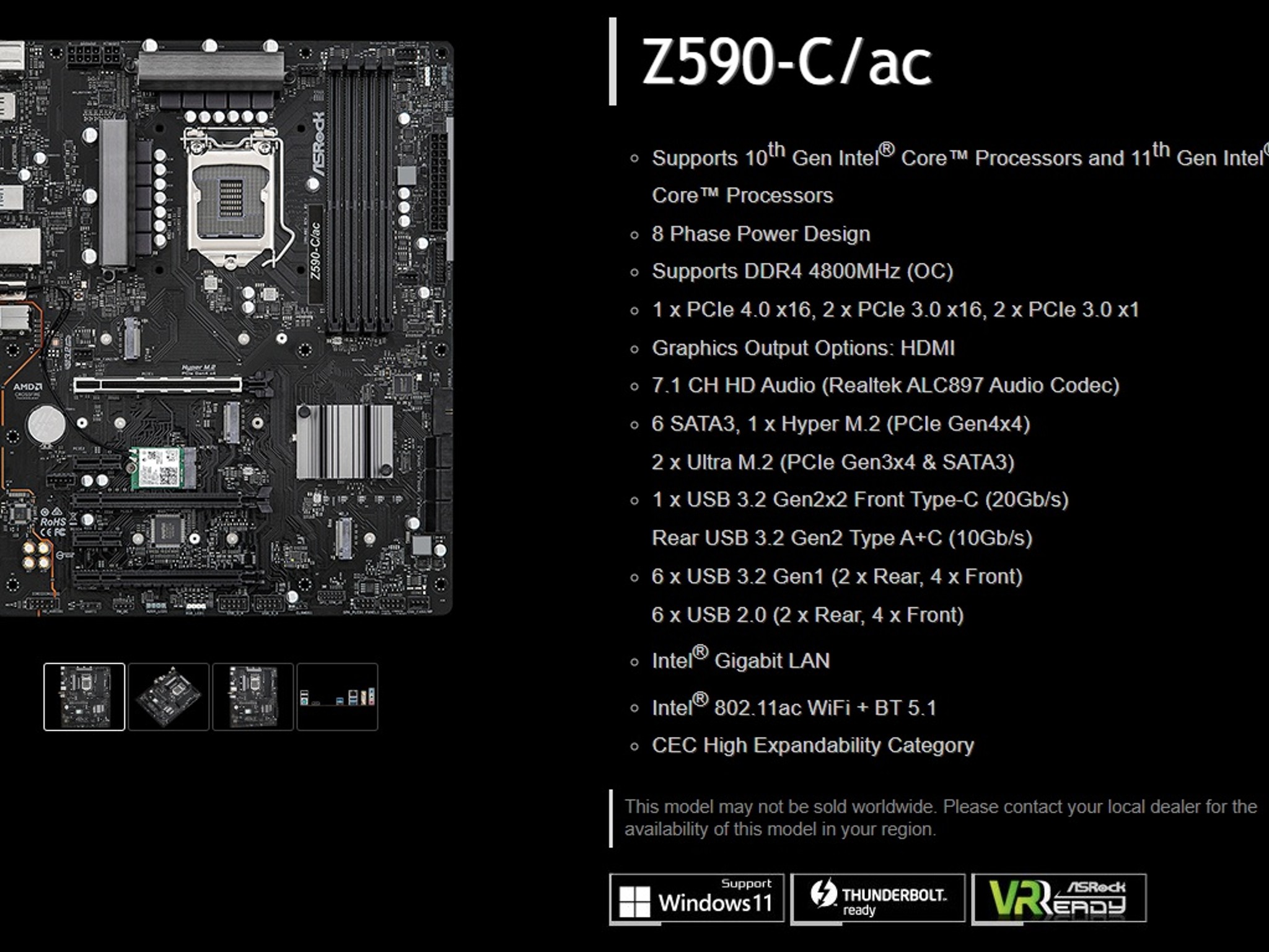 Intel i7-11700kf / ASRock Z590 C/AC WiFi Board / Corsair Vengeance Pro RGB 32gb DDR4-3200mhz RAM