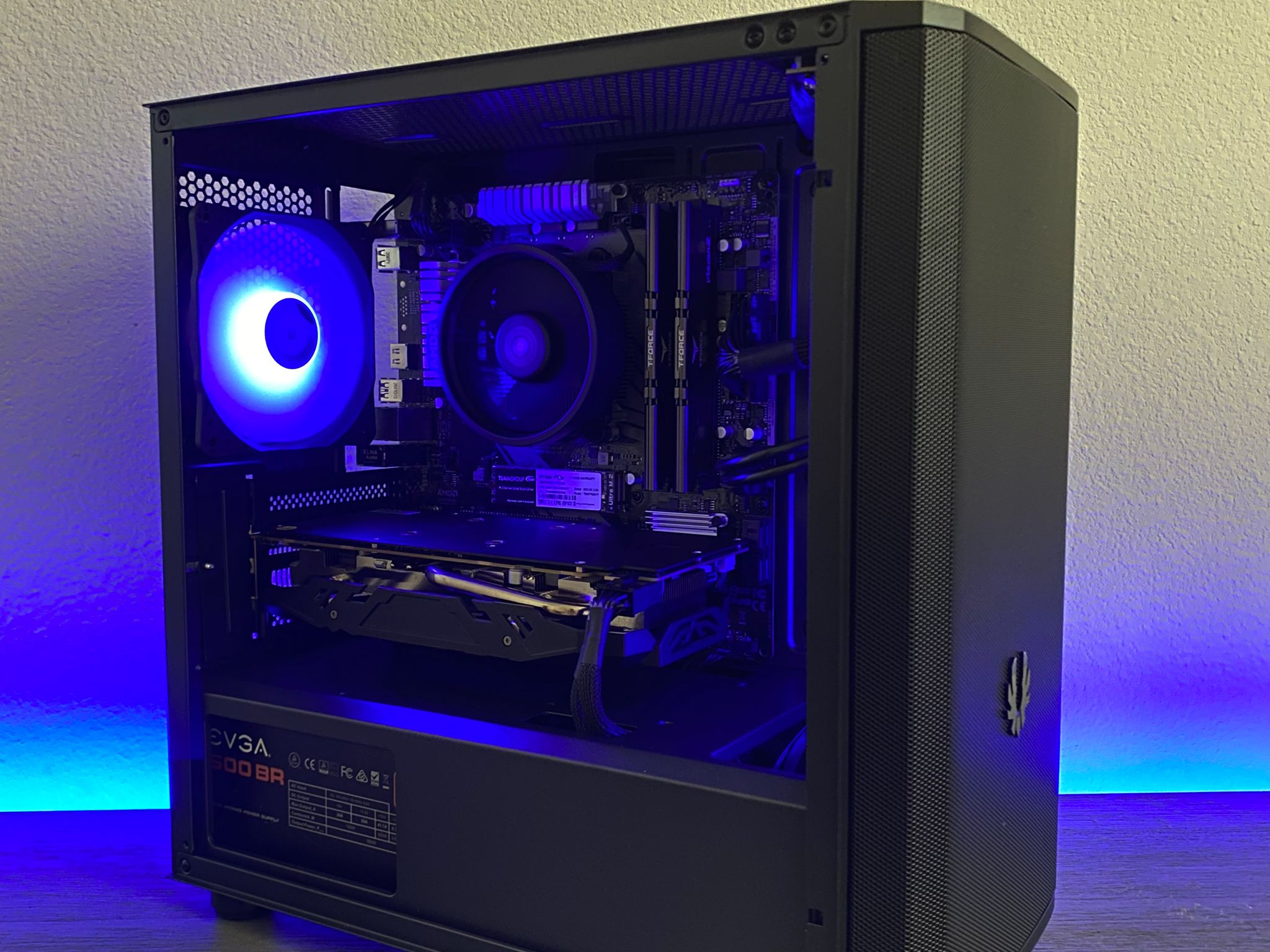 Team Red Gaming PC 1440P - AMD RX 580 8GB - AMD Ryzen 5 2600 - ARGB - 1TB NVMe