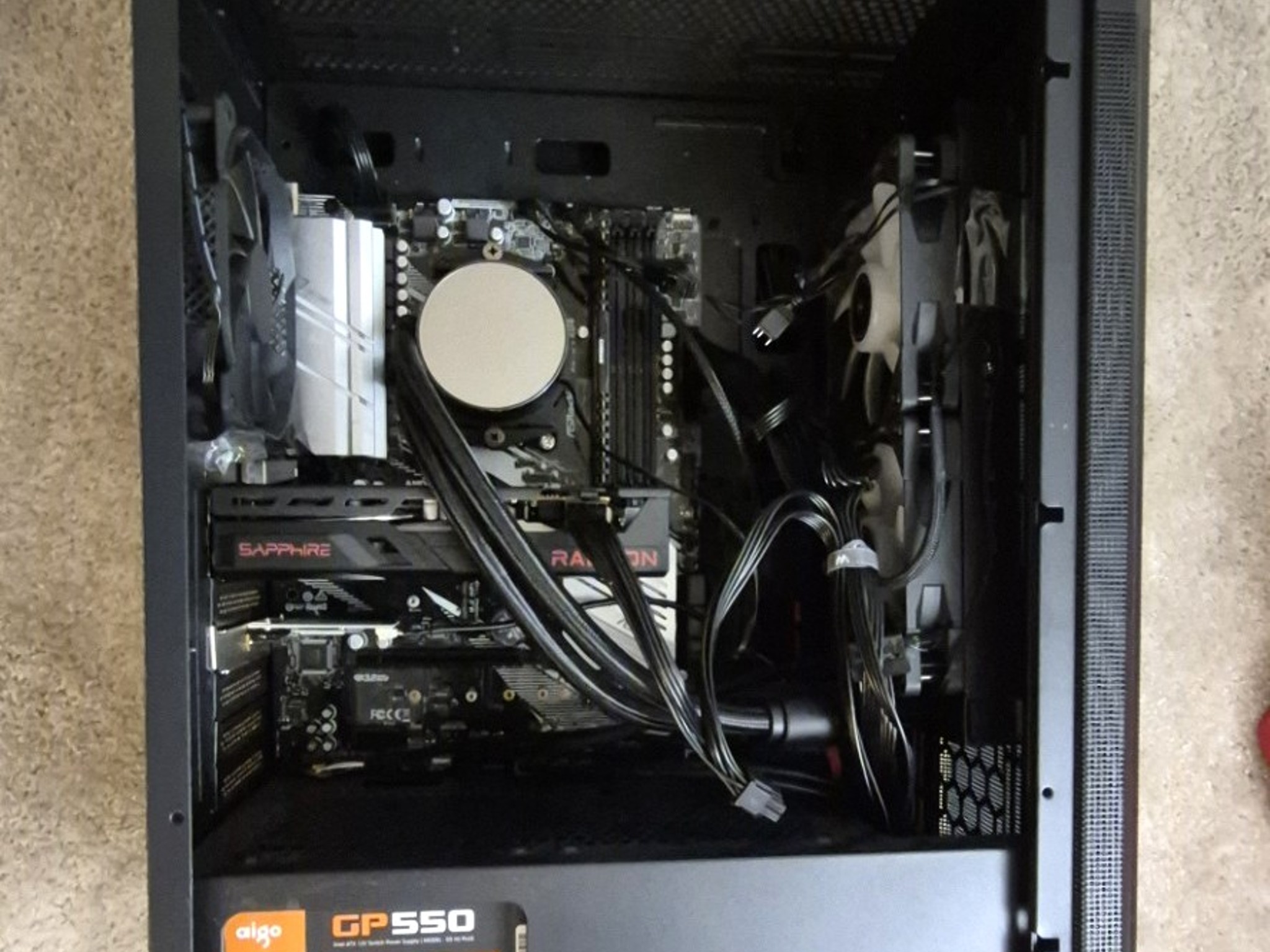 Used ASRock AMD X570 PRO4 Mobo, 3950X CPU, AMD Radeon RX6600 GPU, AIO Cooler, 32GB RAM, 1TB M.2 NVMe