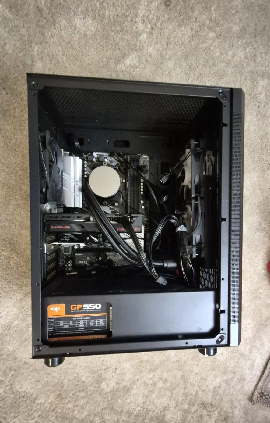 Used ASRock AMD X570 PRO4 Mobo, 3950X CPU, AMD Radeon RX6600 GPU, AIO Cooler, 32GB RAM, 1TB M.2 NVMe