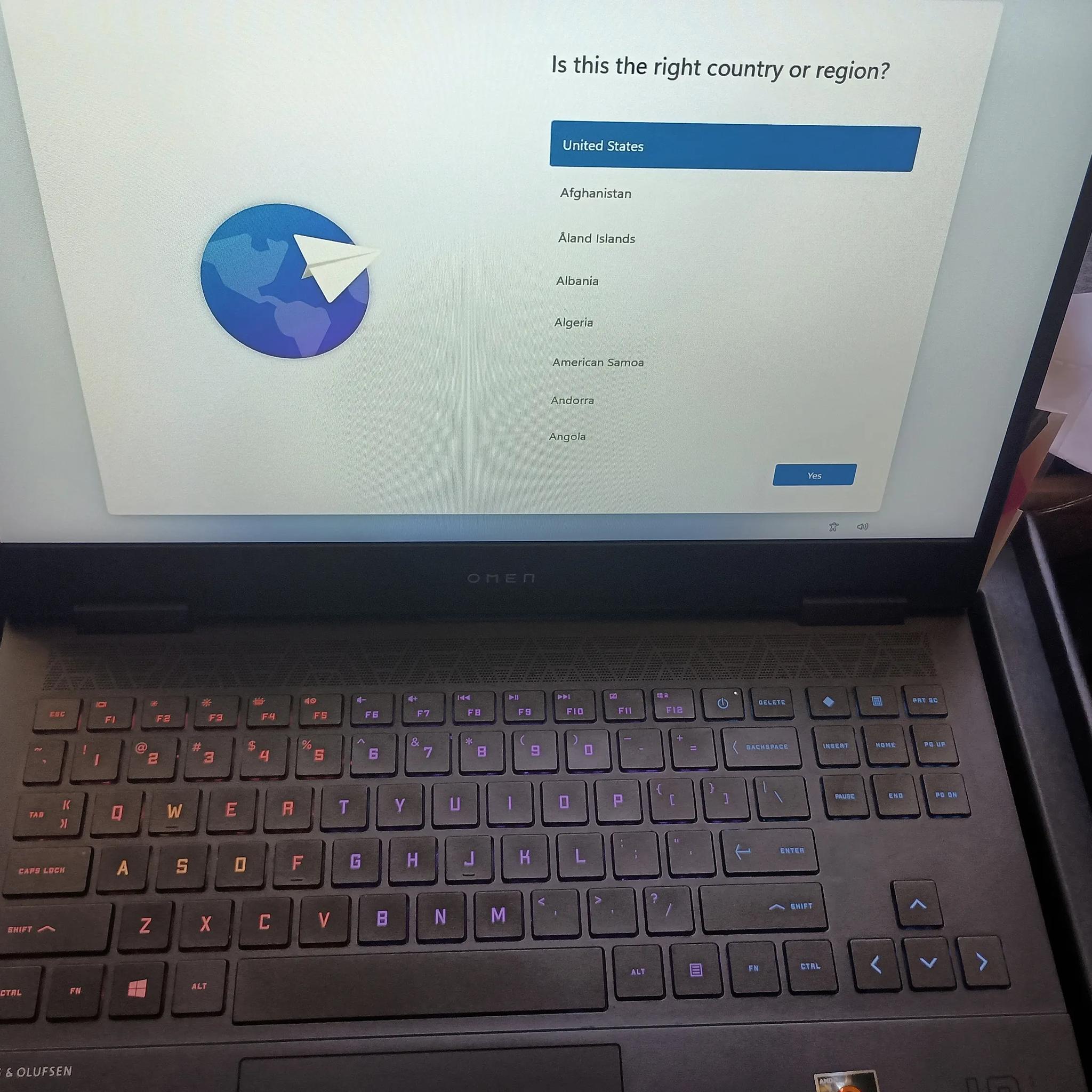 Omen 15 amd ryzen7 1660ti 512gb m.2 SSD 8gb ram
