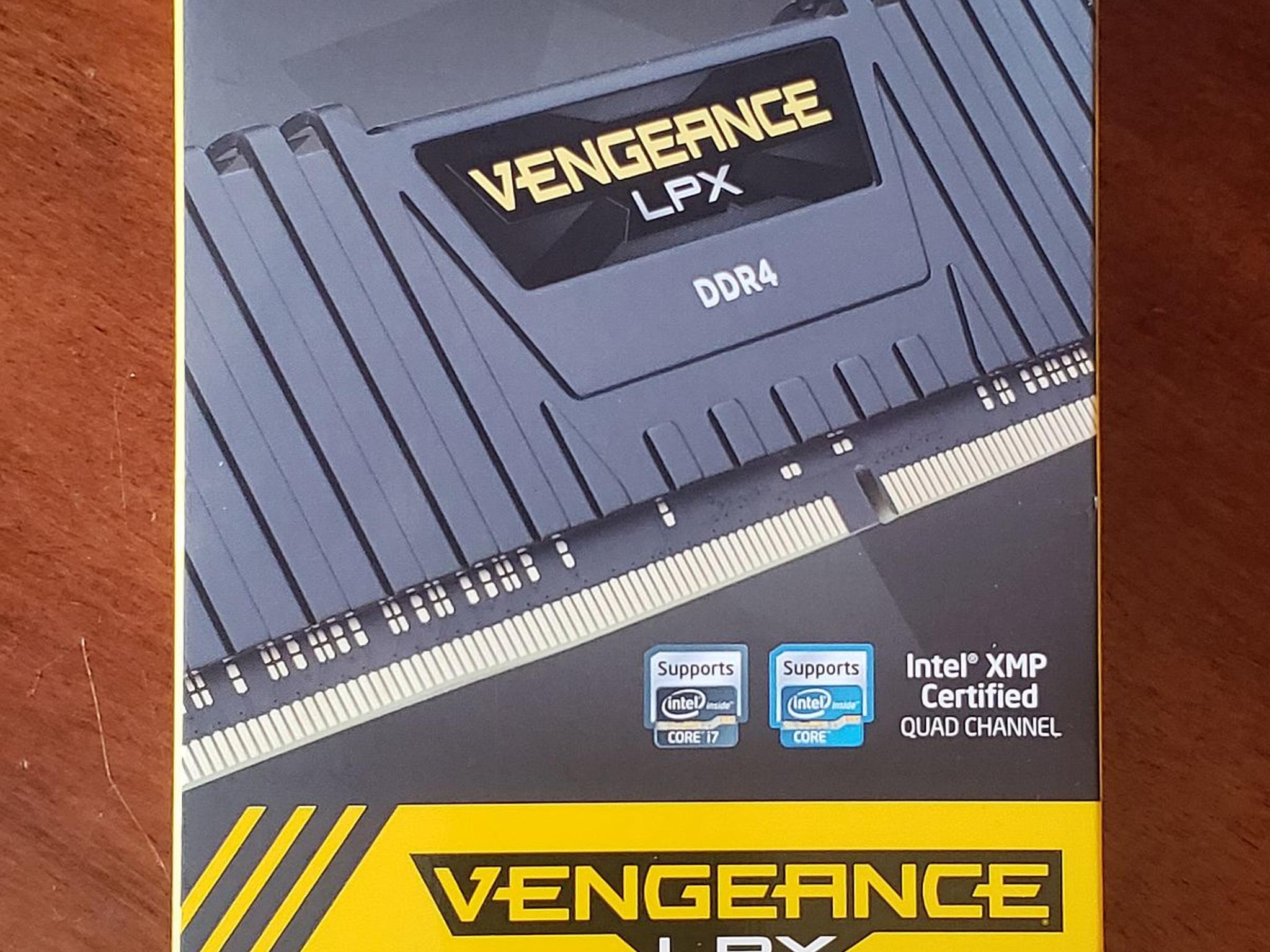 64GB 4x16 3600MHz Corsair DDR4 kit