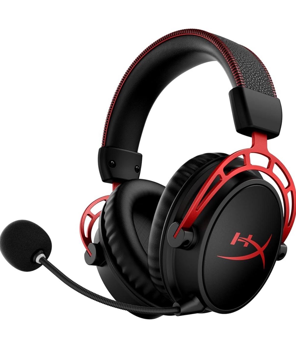 HyperX Cloud Alpha Wireless - Gaming Headset for PC, 300-hour battery life