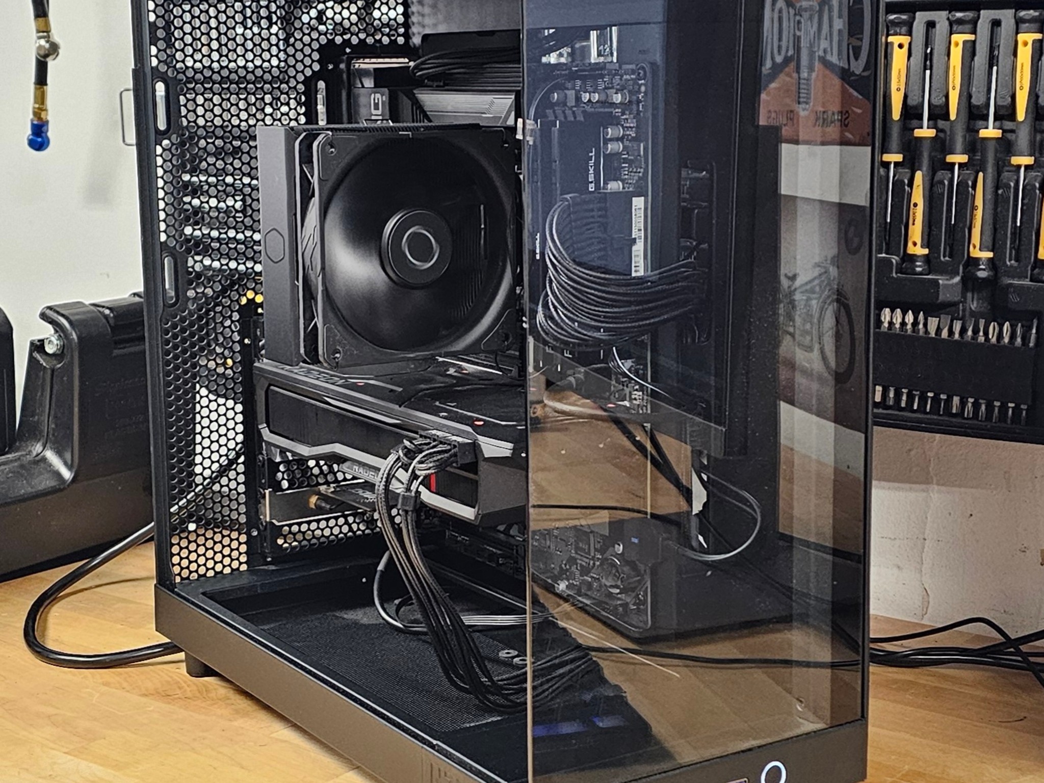 NZXT PC Case with Tempered Glass Side Panel and Front Mesh