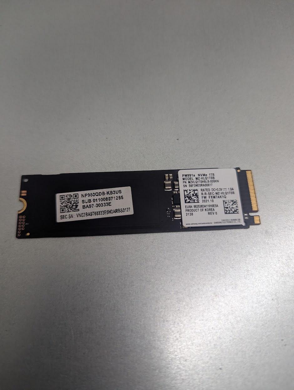 🌌 Samsung PM991a NVMe 1TB (MZ-VLQ1T0B)