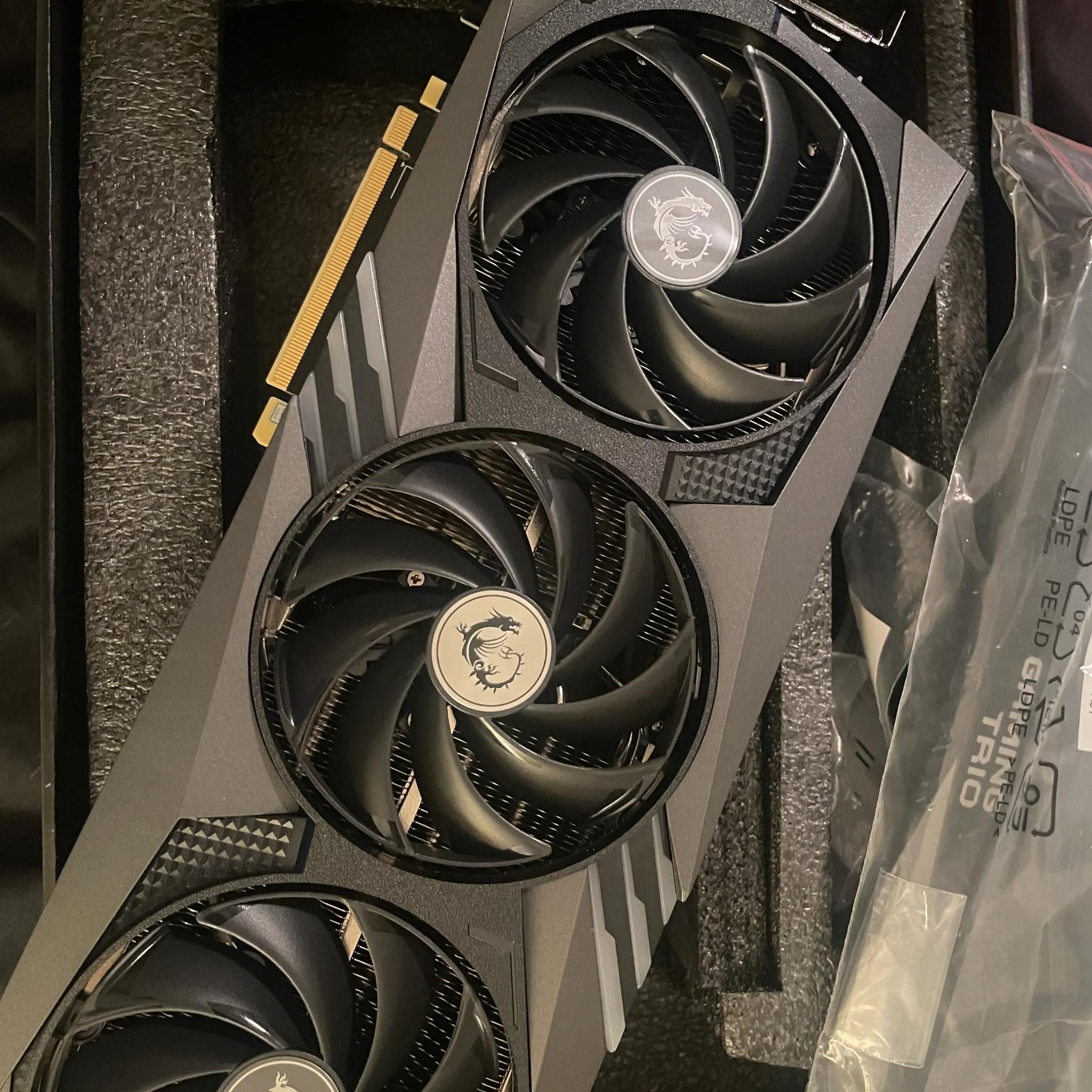 MSI GeForce RTX 4070 Ti GAMING X TRIO 12GB GDDR6X Graphics Card