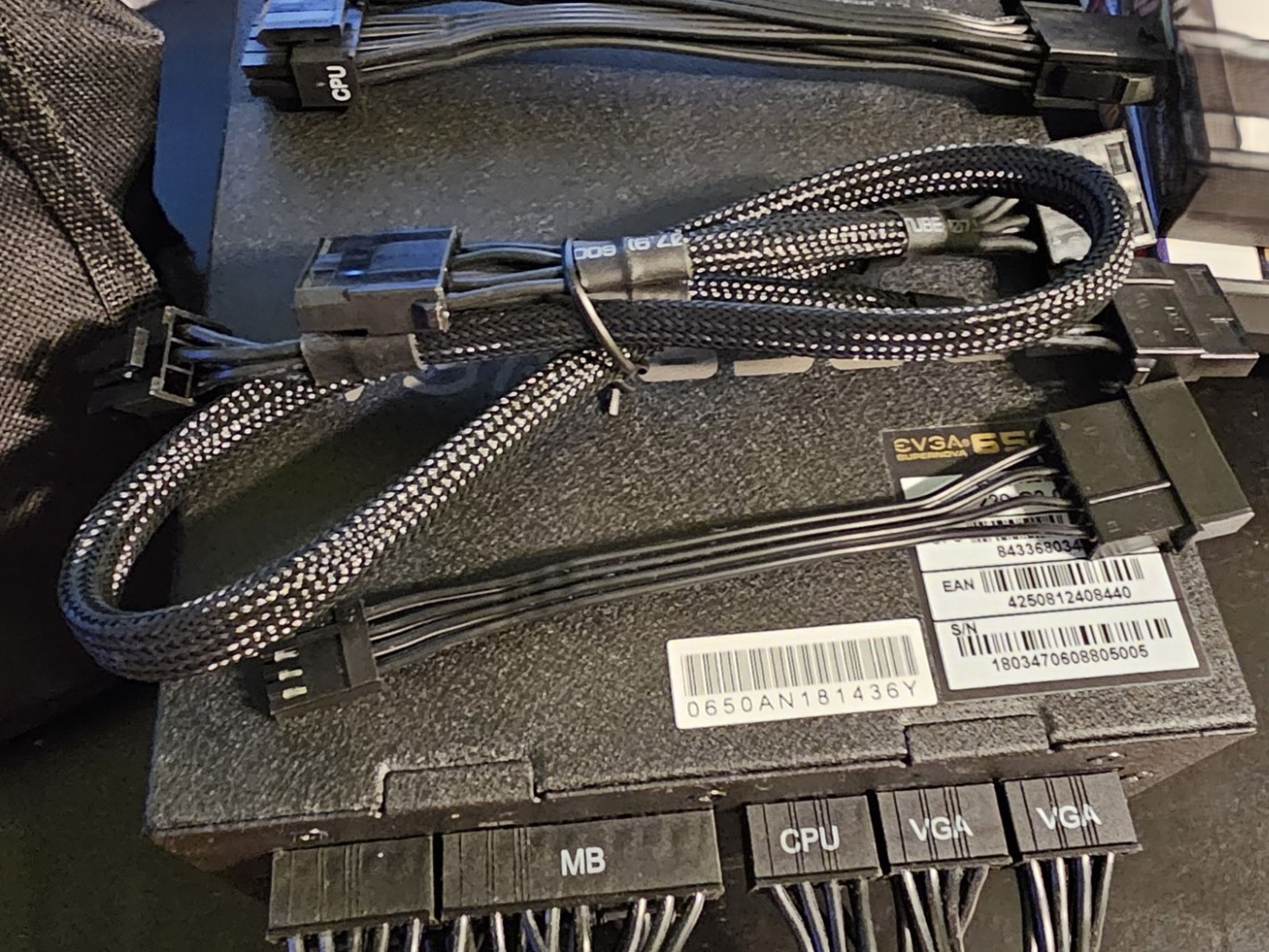 EVGA Supernova 650 G2 650W 80 Plus Gold PSU Fully Modular