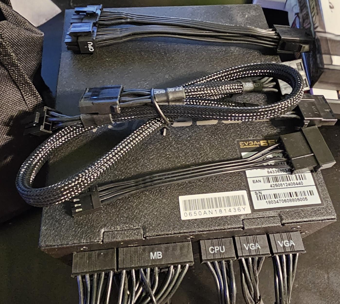 EVGA Supernova 650 G2 650W 80 Plus Gold PSU Fully Modular